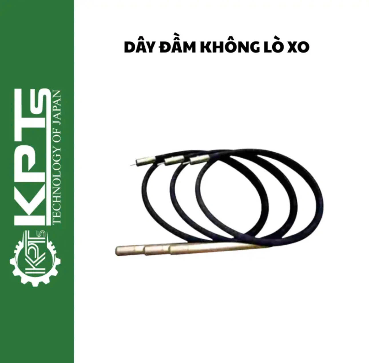 DÂY ĐẦM RUNG KPTs KPT-50/6LX PHI 50 LOẠI DÀI 6M CÓ LÒ XO