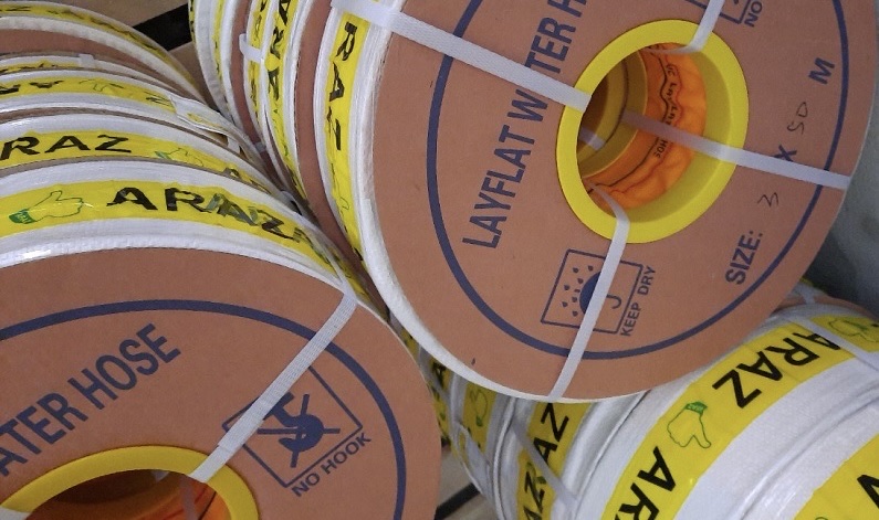 ỐNG BẠT BƠM NƯỚC XANH-VÀNG BÁN THEO M HOẶC CUỘN LOẠI 50M