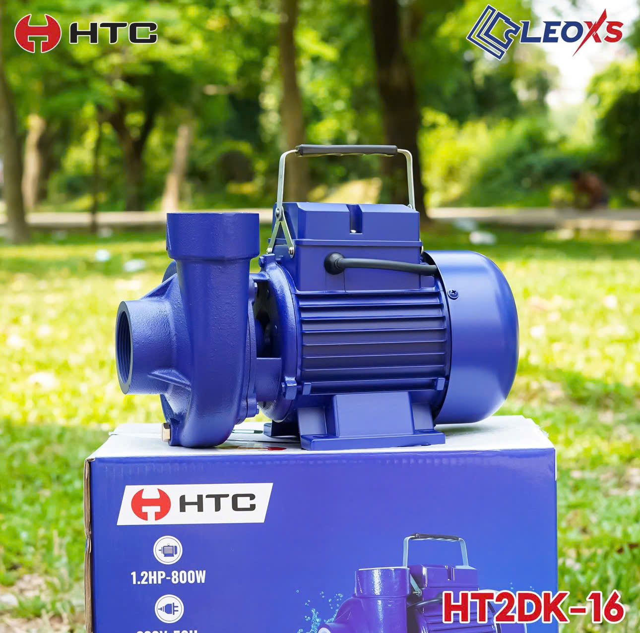 Máy Bơm Ly Tâm HTC HT2DK-16 Cánh Đồng Cốt INOX 304 Ống 60-60 Có Rơ Le Nhiệt
