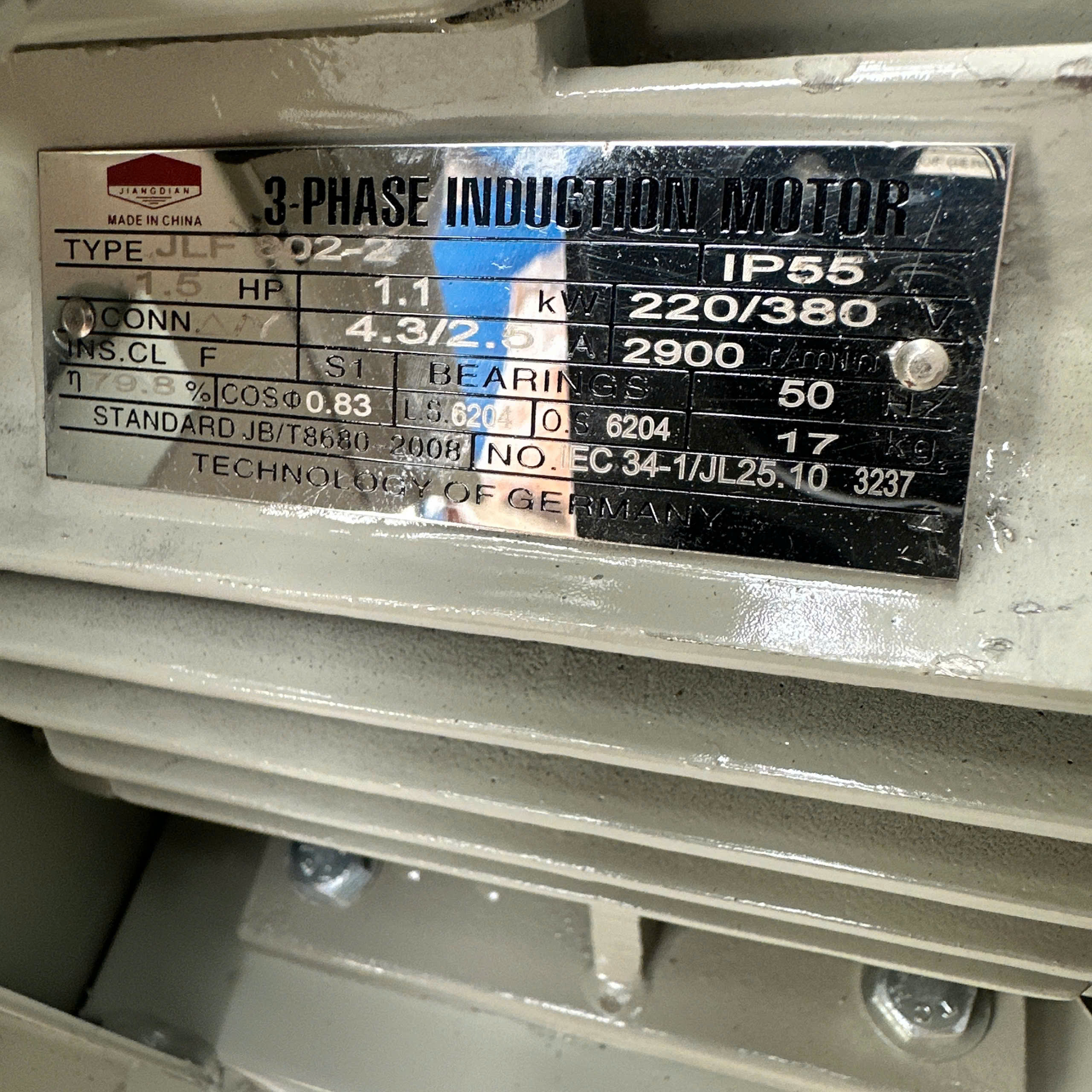 QUẠT SÊN LY TÂM CÔNG SUẤT 1100W - 380V CÁNH NAN - LỒNG SÓC