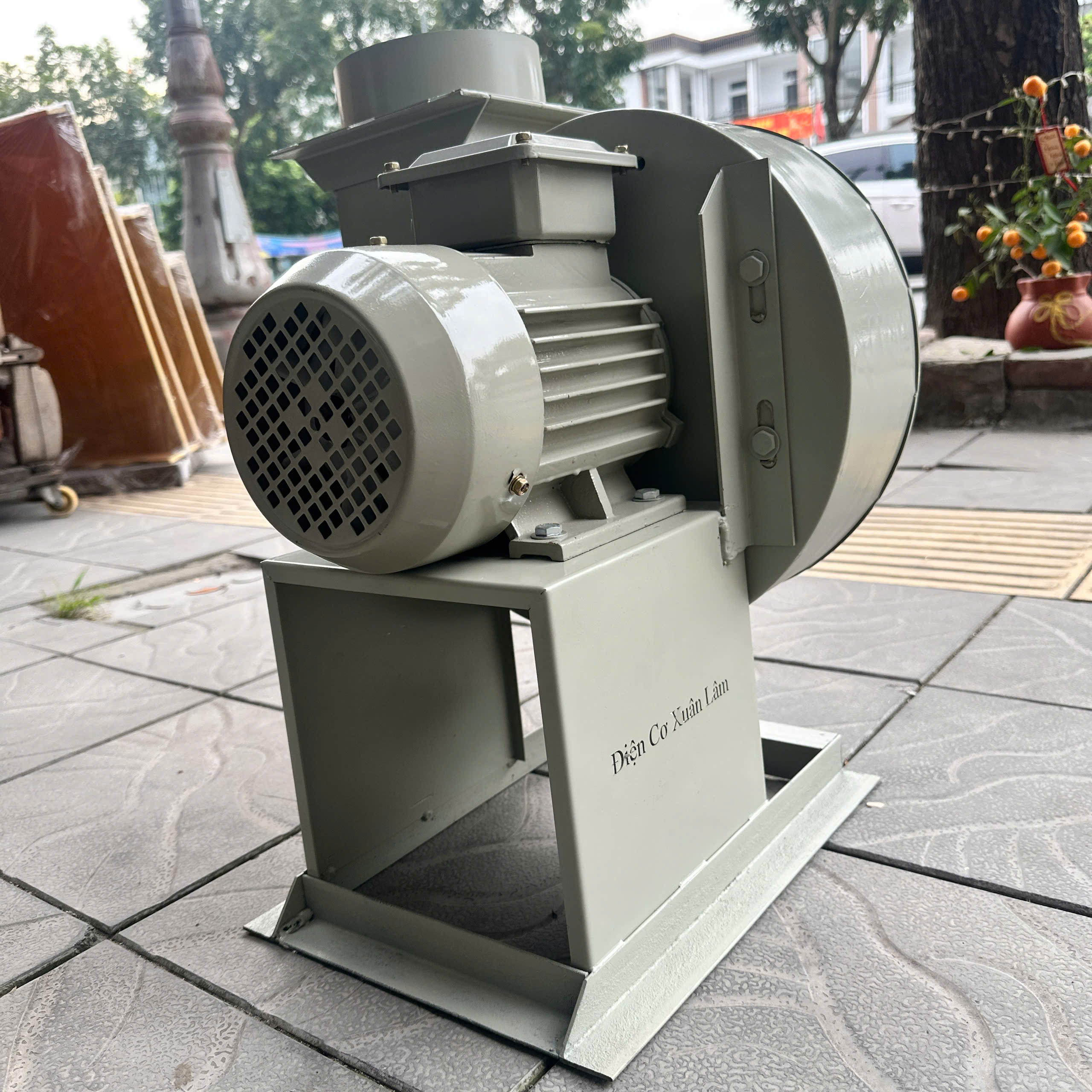 QUẠT SÊN LY TÂM CÔNG SUẤT 1100W - 380V CÁNH NAN - LỒNG SÓC