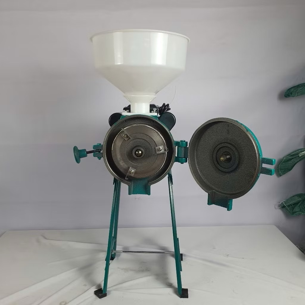 MÁY XAY NGHIỀN BỘT KHÔ ĐẦU NGHIỀN GANG MOTO 2.2KW LÕI HỢP KIM XAY CÁC LOẠI HẠT SIÊU NHANH
