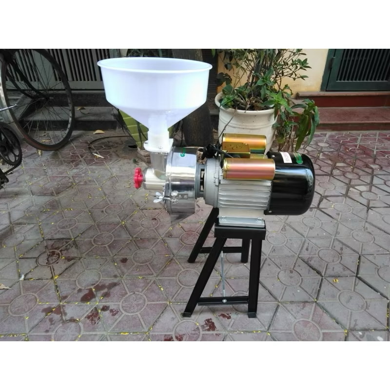 MÁY XAY BỘT GẠO NƯỚC ĐẦU NGHIỀN GANG MOTO 2.2KW LÕI HỢP KIM XAY GẠO ĐỖ NGÂM SIÊU MỊN