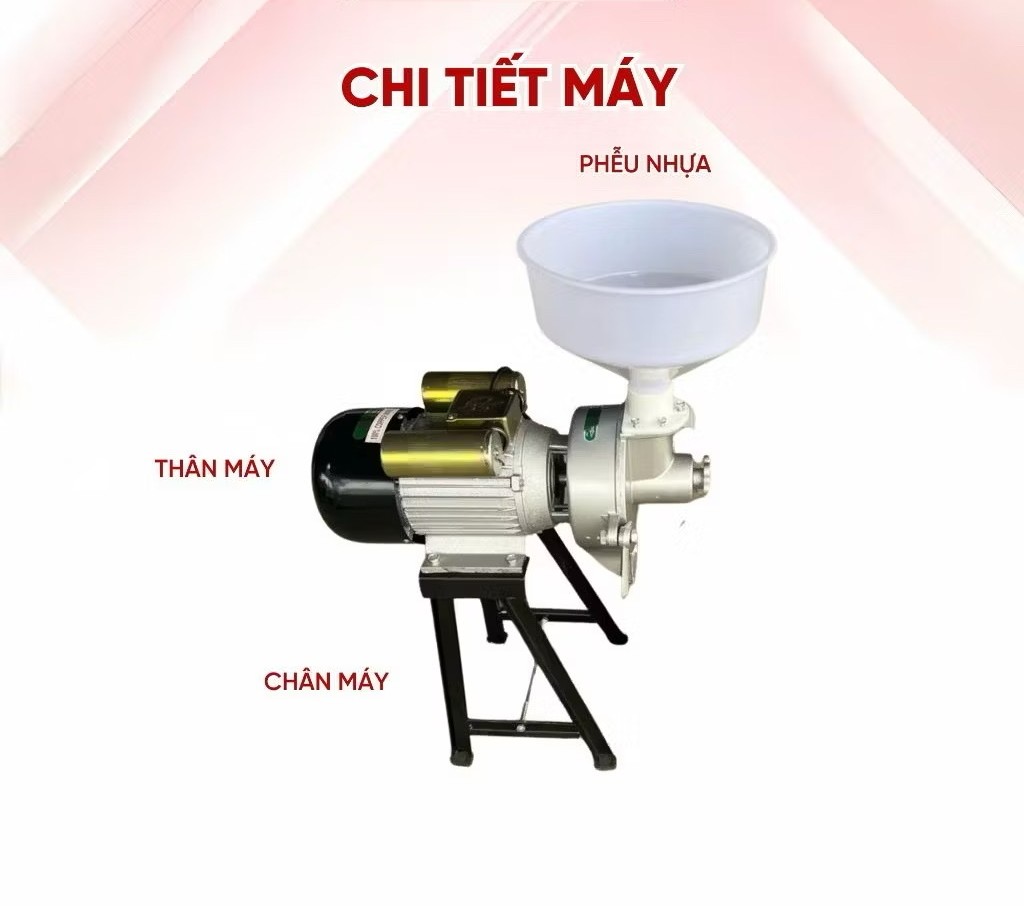 MÁY XAY BỘT GẠO NƯỚC ĐẦU NGHIỀN GANG MOTO 2.2KW LÕI HỢP KIM XAY GẠO ĐỖ NGÂM SIÊU MỊN
