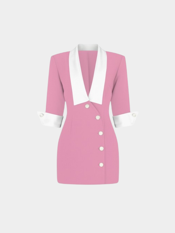 Đầm Công Sở Cổ Vest LOVINA