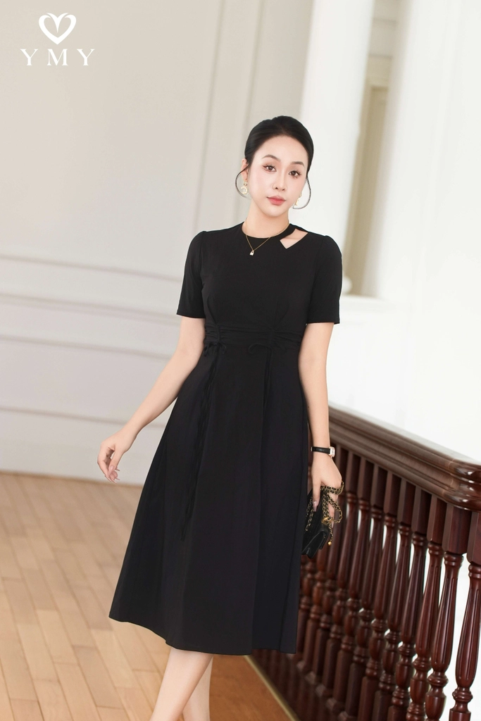Váy liền dây rút eo YMY