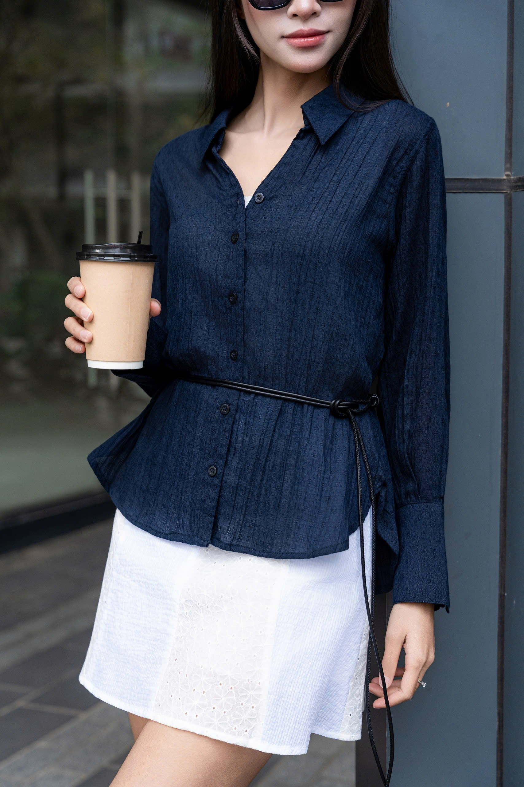 ALICE SHIRT - Áo Sơ Mi Dáng Suông Chất Liệu Nhập Khẩu Vải Mềm, Mỏng Phong Cách Thanh Lịch (Y26BL03)