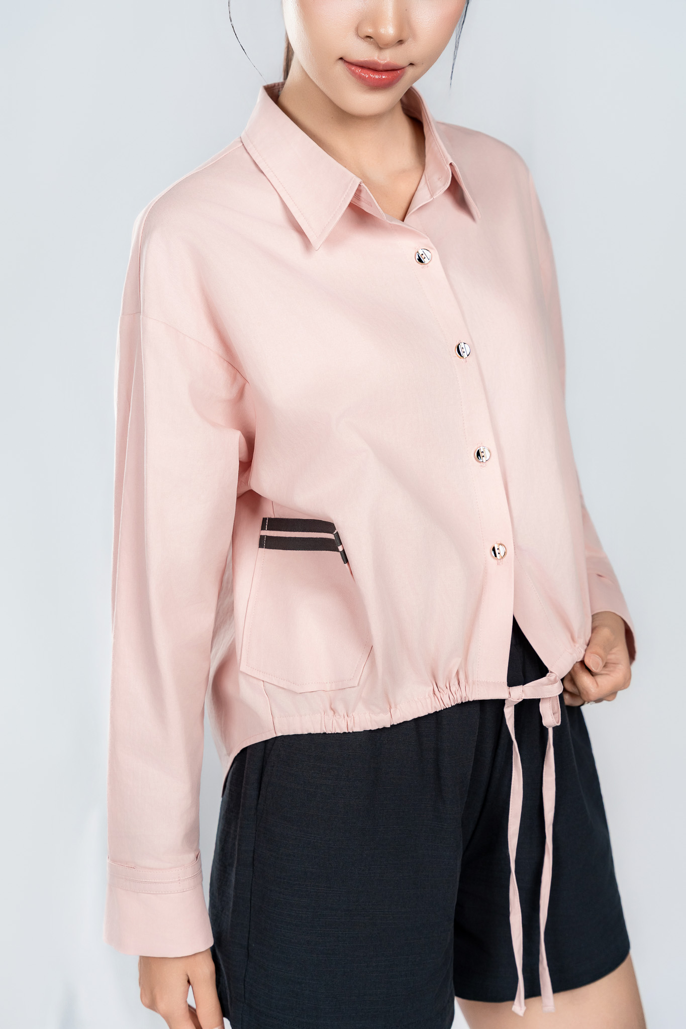 PAREA SHIRT- Áo Sơ Mi YMY Chất Liệu Cotton Phong Cách Hiện Đại (Y06BLS11)