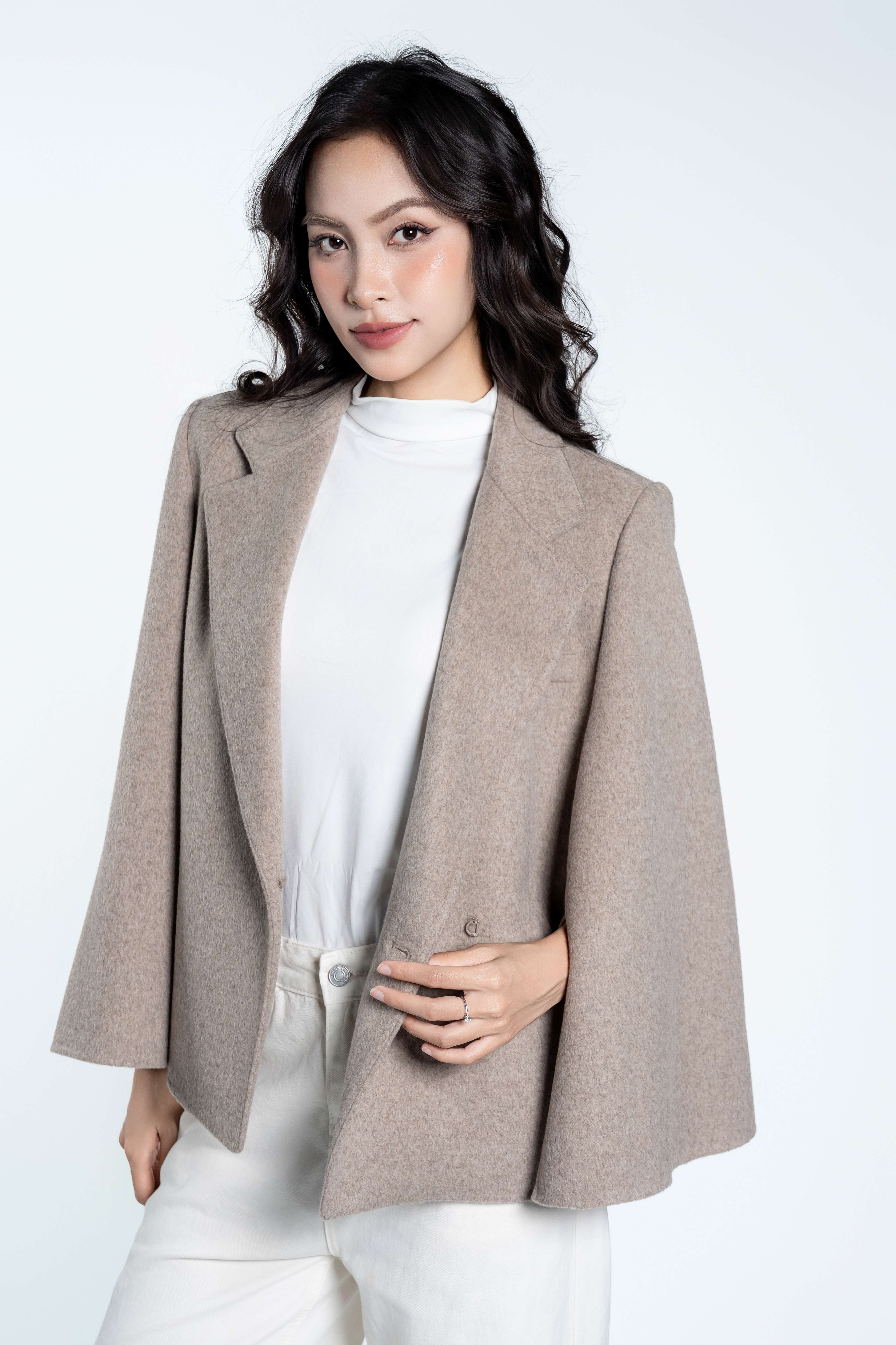 Áo Khoác Dạ Blazer YMY Chất Liệu Dạ Nhập Khẩu Phong Cách Thanh Lịch (SRCCT02)