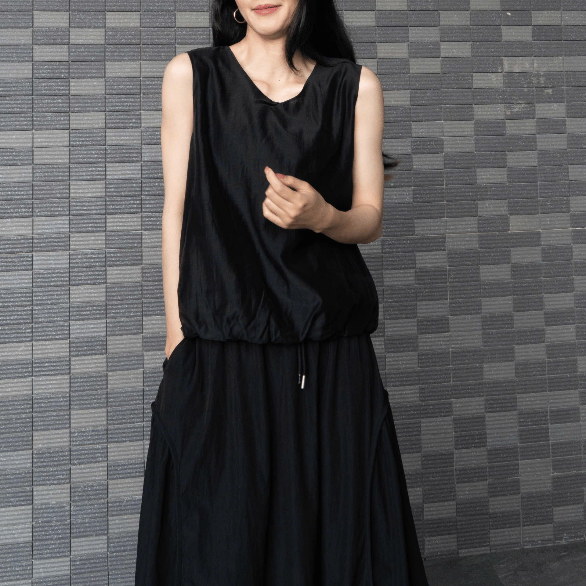 CLOUDY TANK TOP- Áo Gile Sát Nách YMY Phong Cách Hiện Đại, Basic
