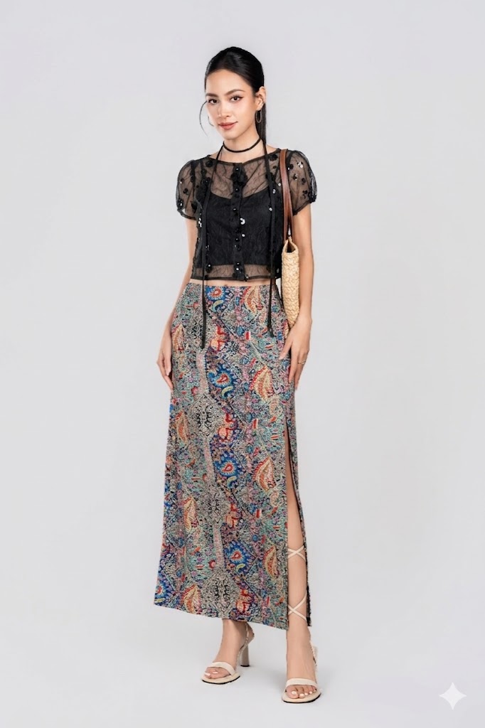 AURRELA BLOUSE- Áo Sơ Mi Cổ Thuyền YMY Phong Cách Hiện Đại (Y06BLS01)