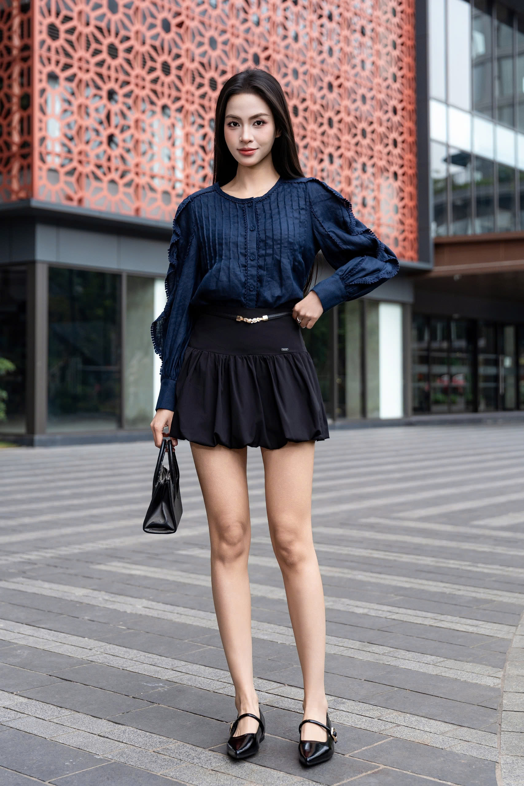 AERIN SHIRT - Áo Sơ Mi Viền Ren Chất Liệu Linen Nhập Khẩu Phong Cách Hiện Đại, Thanh Lịch (Y26BL01)