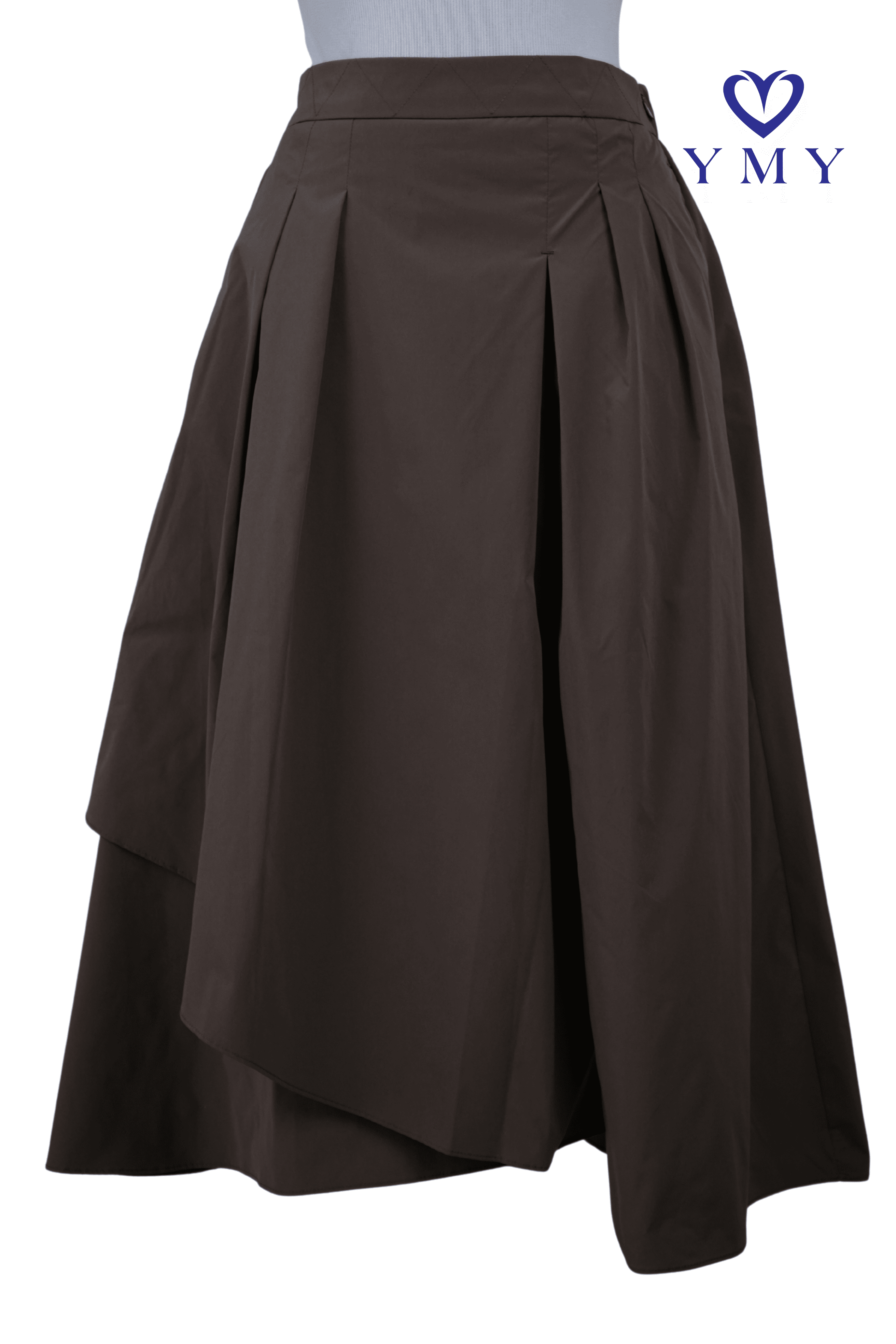 ETHEREAL SKIRT - Chân Váy Vạt Chéo Chất Liệu Polyester Nhập Khẩu Nhẹ Nhàng, Mềm Mịn Phong Cách Cá tính, Basic (Y26SK01)