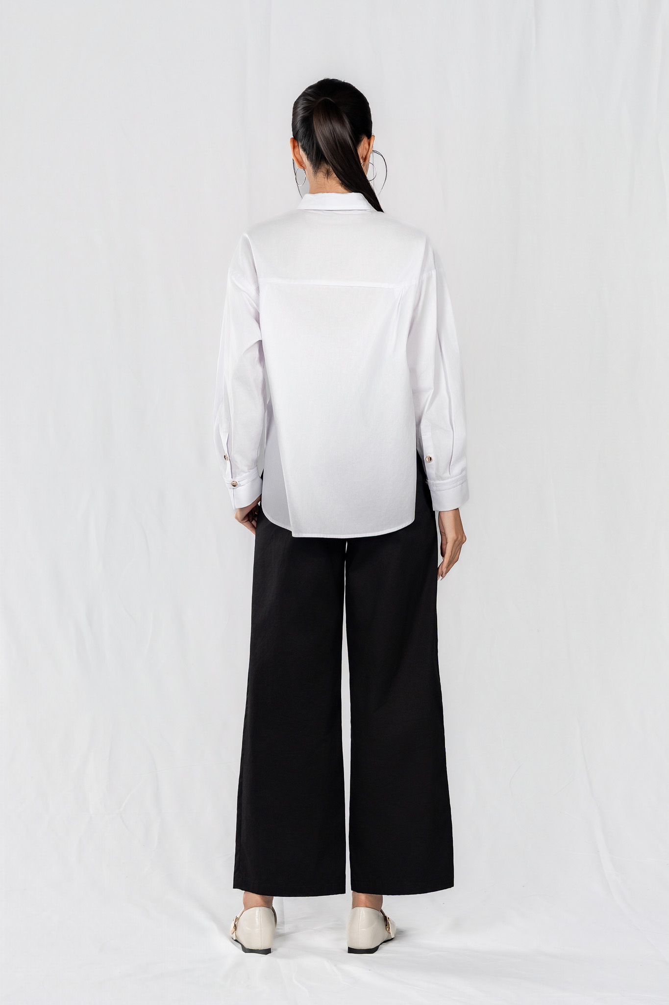 MOREA SHIRT- Áo Sơ Mi YMY Chất Liệu Cotton Phong Cách Hiện Đại, Basic (Y06BLS10)