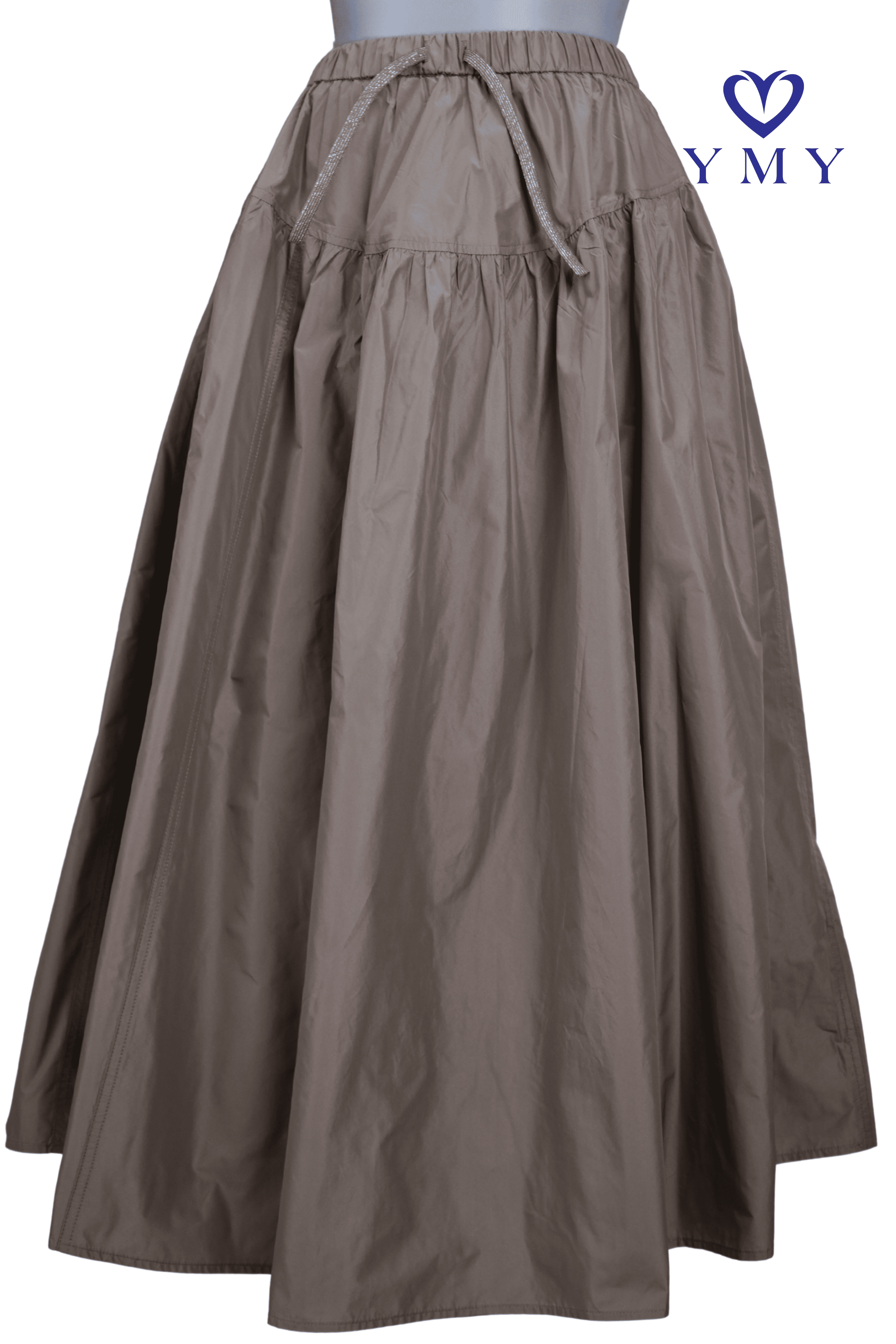 AMANDA SKIRT - Chân Váy Dài YMY Chất Liệu Polyester Cạp Chun Nhẹ Nhàng, Trơn Mịn(Y26SK02)