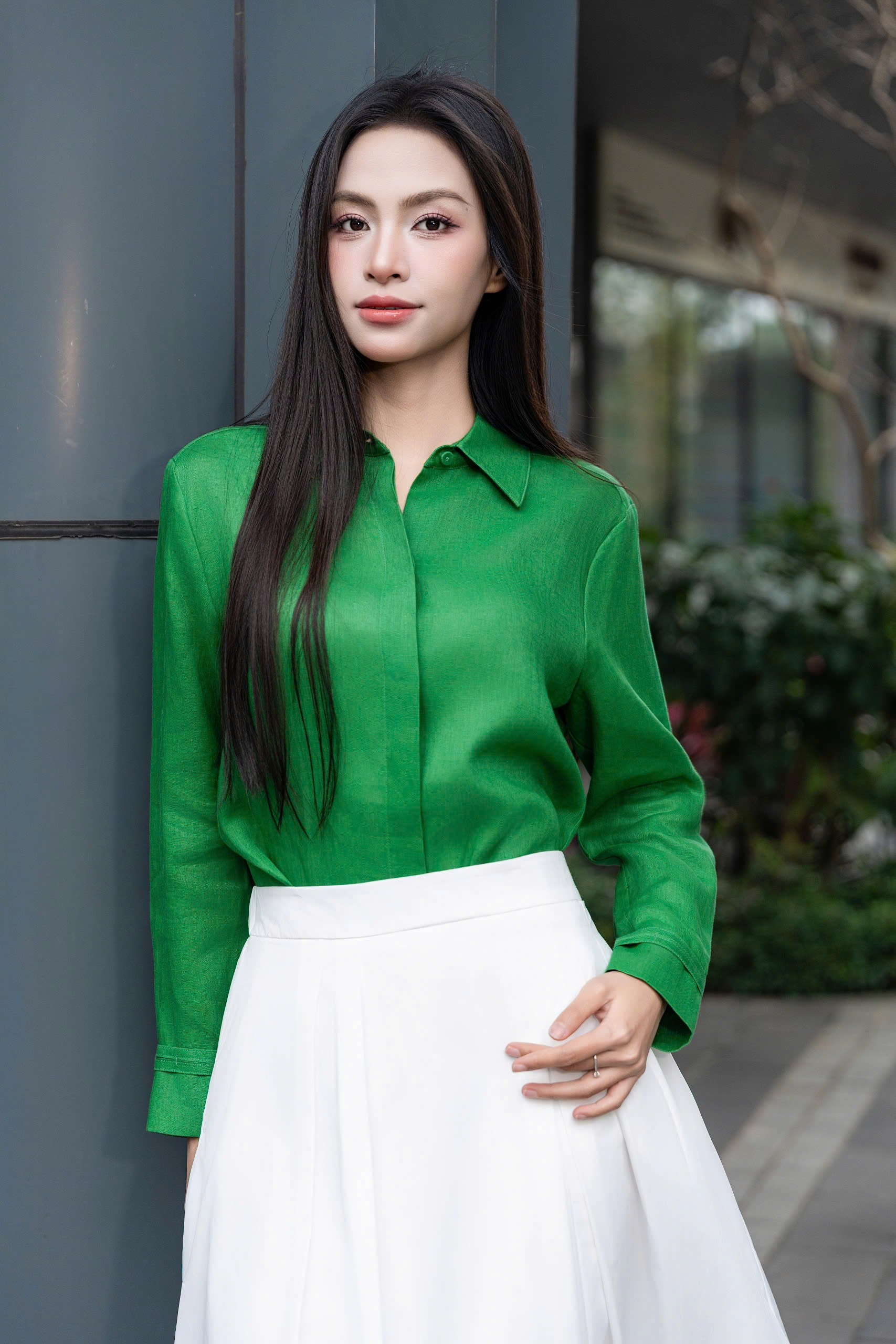 AIRY SHIRT - Áo Sơ Mi Basic Cúc Ẩn Chất Liệu Linen Nhập Khẩu Phong Cách Thanh Lịch (Y26BL02)