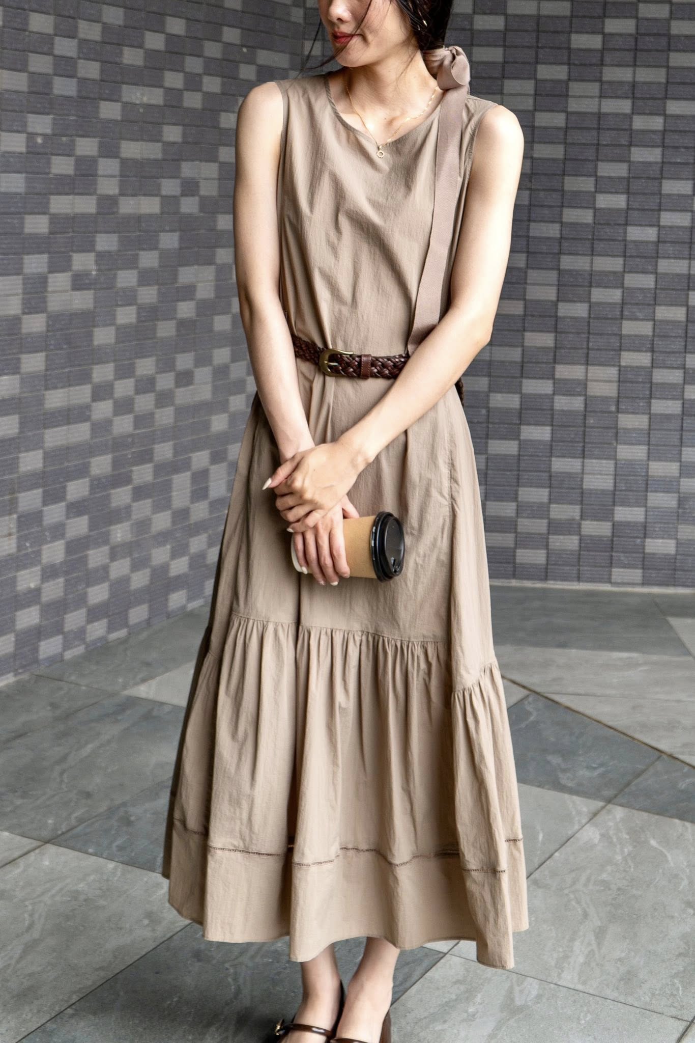 ARIANE DRESS- Váy Dáng Dài YMY Chất Liệu Nylon, Spandex Phong Cách Nhẹ Nhàng, Nữ Tính