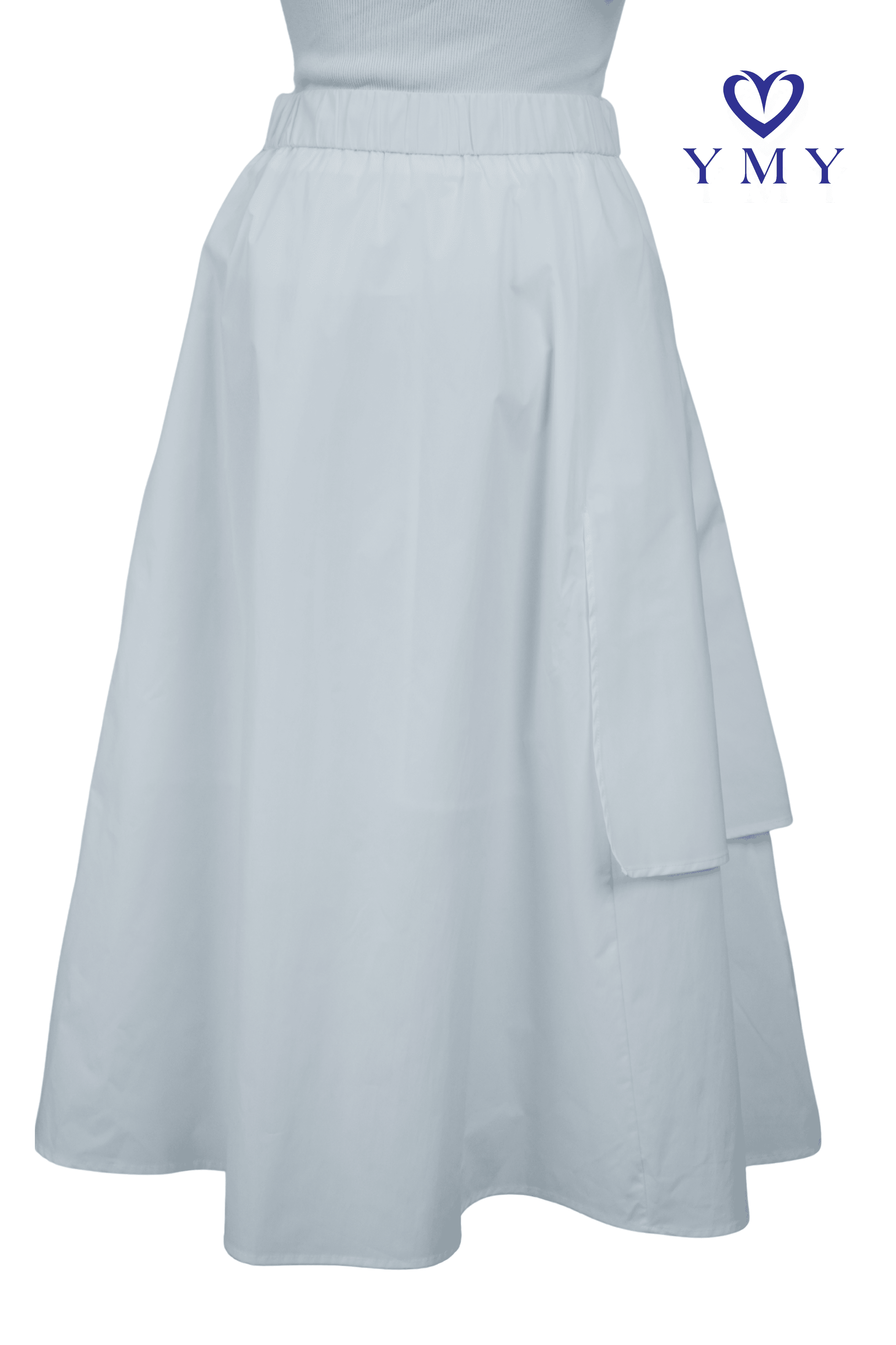 ETHEREAL SKIRT - Chân Váy Vạt Chéo Chất Liệu Polyester Nhập Khẩu Nhẹ Nhàng, Mềm Mịn Phong Cách Cá tính, Basic (Y26SK01)