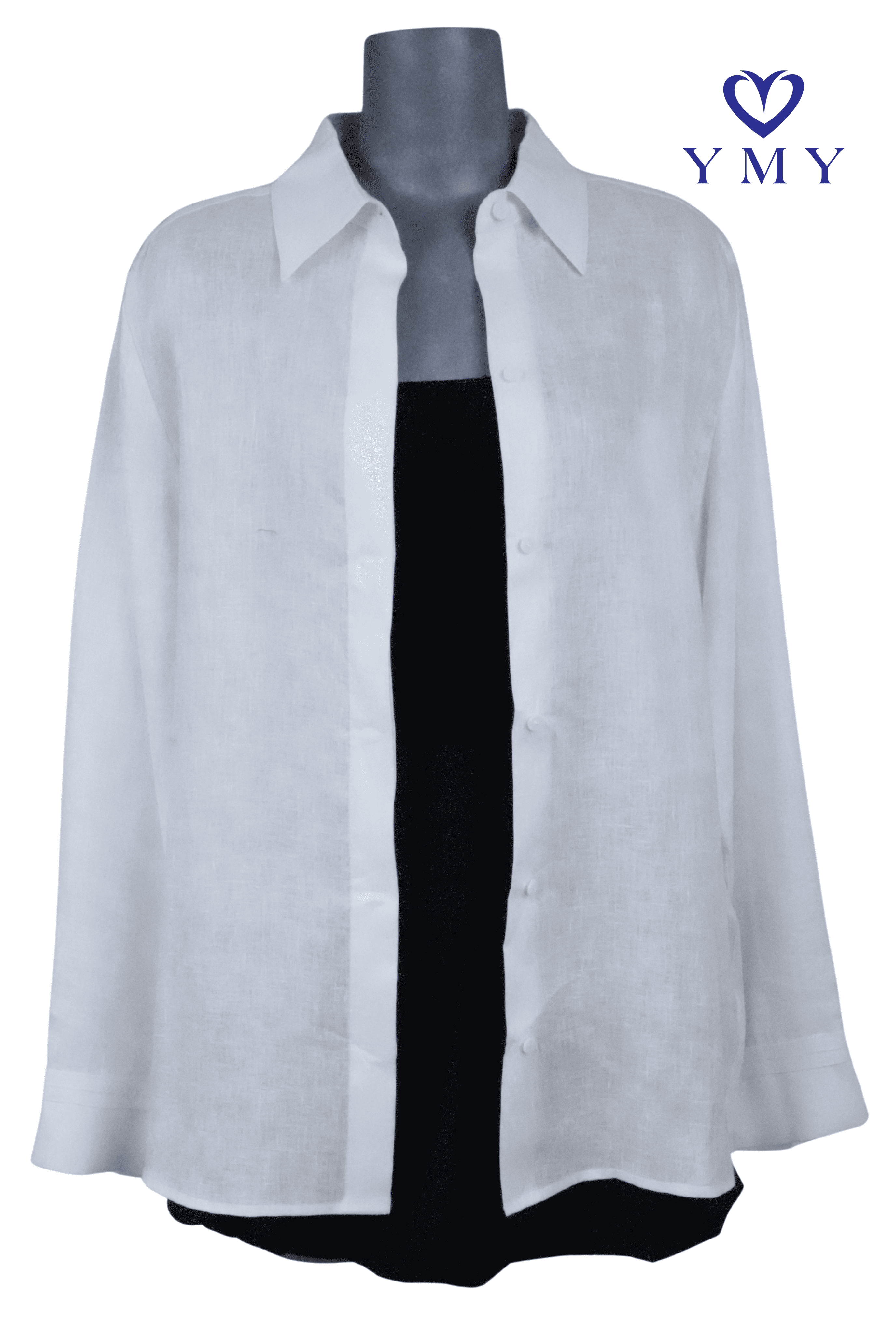 AIRY SHIRT - Áo Sơ Mi Basic Cúc Ẩn Chất Liệu Linen Nhập Khẩu Phong Cách Thanh Lịch (Y26BL02)