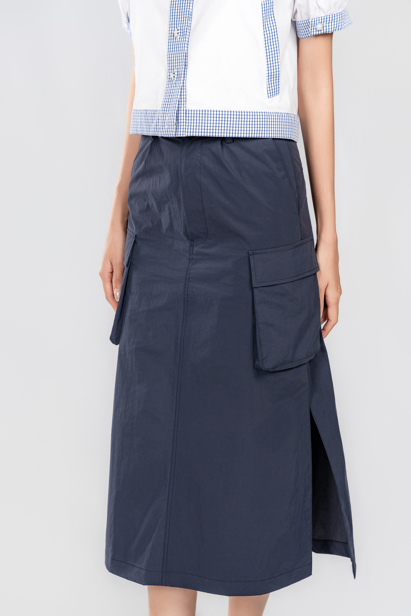 VALERY SKIRT- Chân Váy Túi Hộp YMY Chất Liệu Nylon Nhập Khẩu Phong Cách Năng Động, Cá Tính (Y06SKS01)