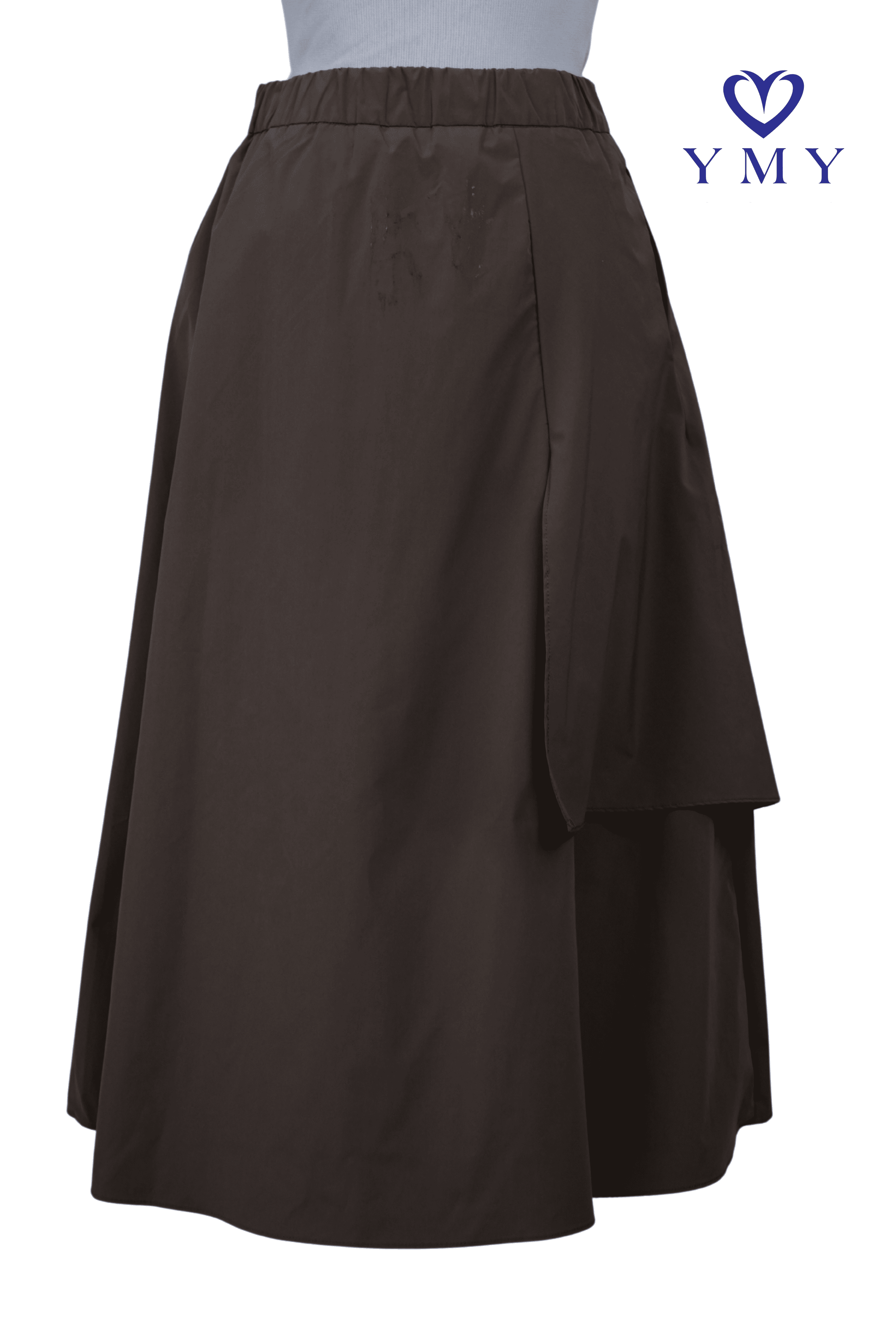 ETHEREAL SKIRT - Chân Váy Vạt Chéo Chất Liệu Polyester Nhập Khẩu Nhẹ Nhàng, Mềm Mịn Phong Cách Cá tính, Basic (Y26SK01)