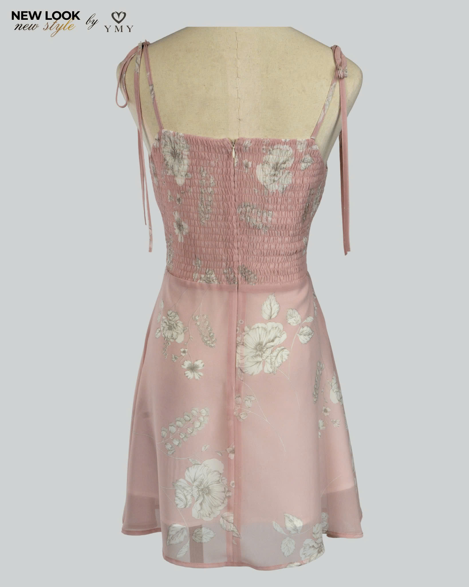 ROSALIE DRESS- Váy 2 Dây In Hoa YMY Chất Liệu Vải Voan (Y06OPS03)