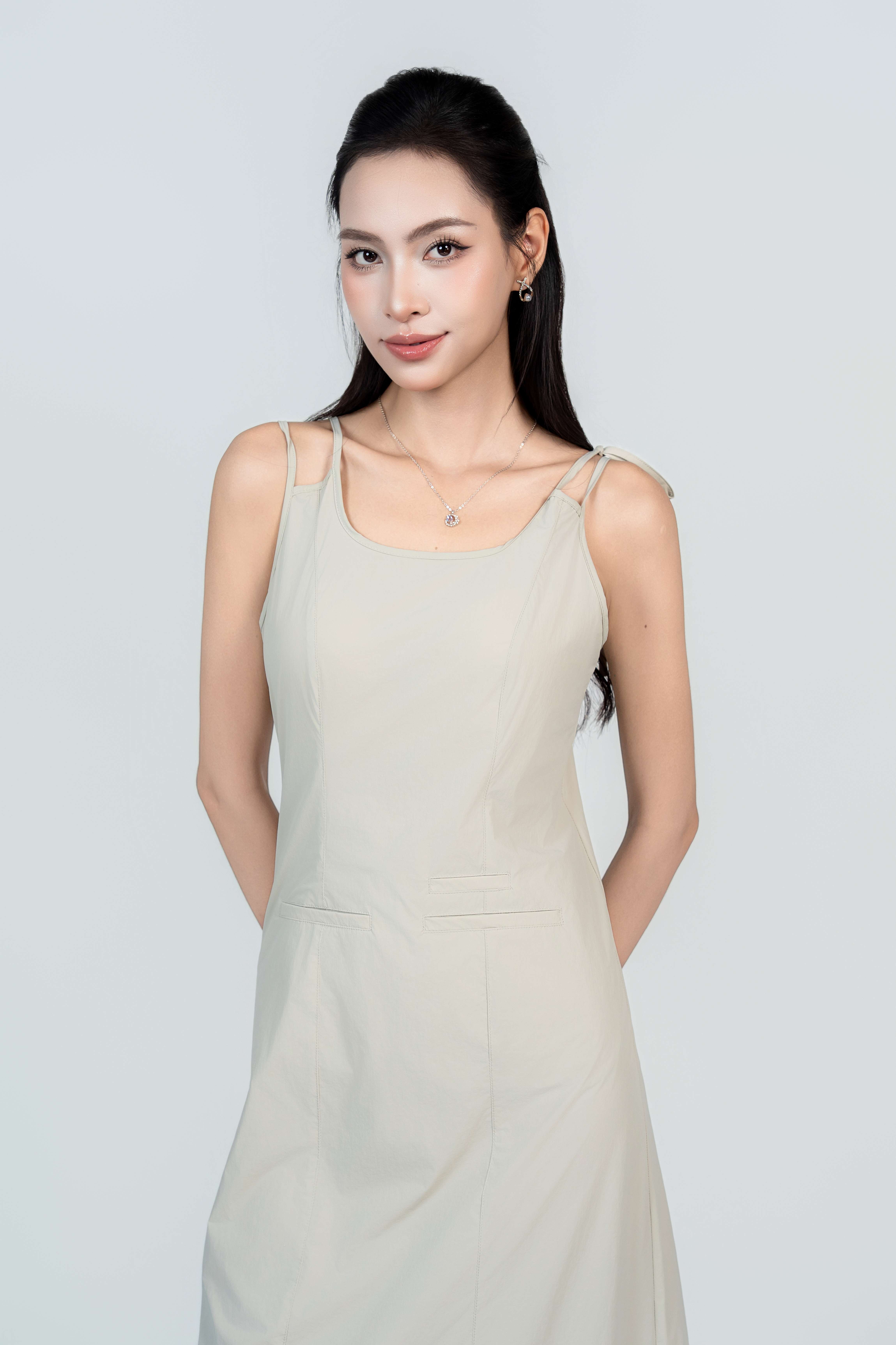ALINA DRESS- Váy Liền 2 Dây YMY Chất Liệu Spandex Nhập Khẩu Phong Cách Hiện Đại ( Y05OPS08)