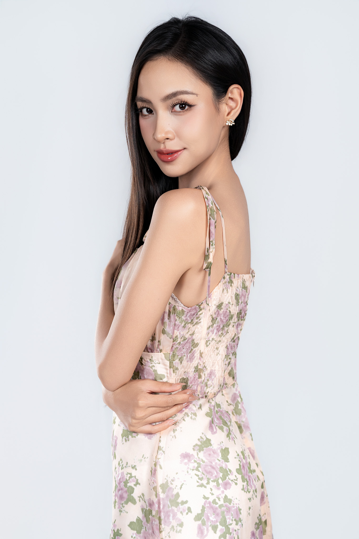 ROSALIE DRESS- Váy 2 Dây In Hoa YMY Chất Liệu Vải Voan (Y06OPS03)