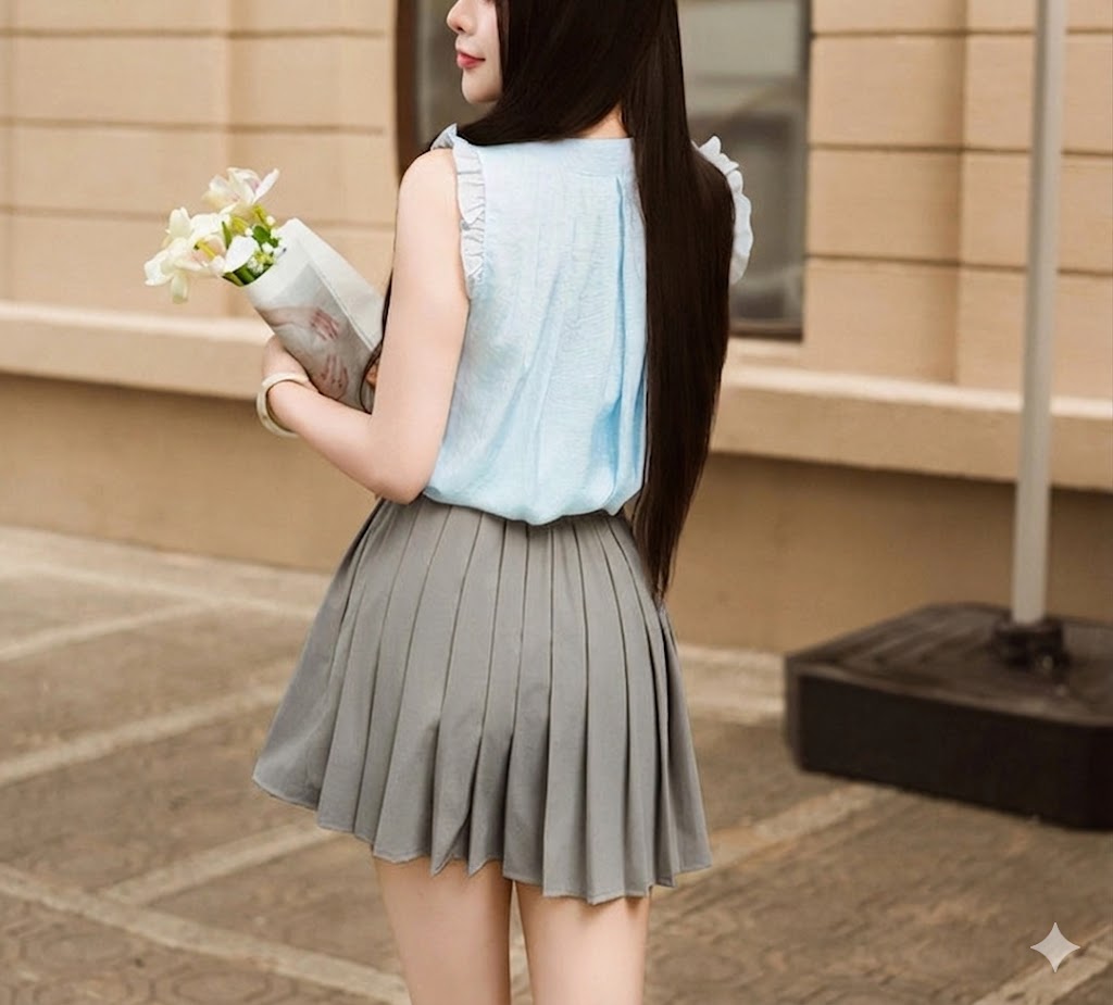 Hazel Skirt- Chân Váy Xếp Ly YMY Chất Liệu Nhập Khẩu Phong Cách Trẻ Trung, Nữ Tính (Y05SKS01)