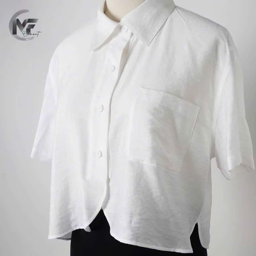 NARA SHIRT - Áo Sơ Mi Túi Hộp YMY Chất Liệu Linen Nhập Khẩu Phong Cách Hiện Đại, Basic ( Y05BLS13)