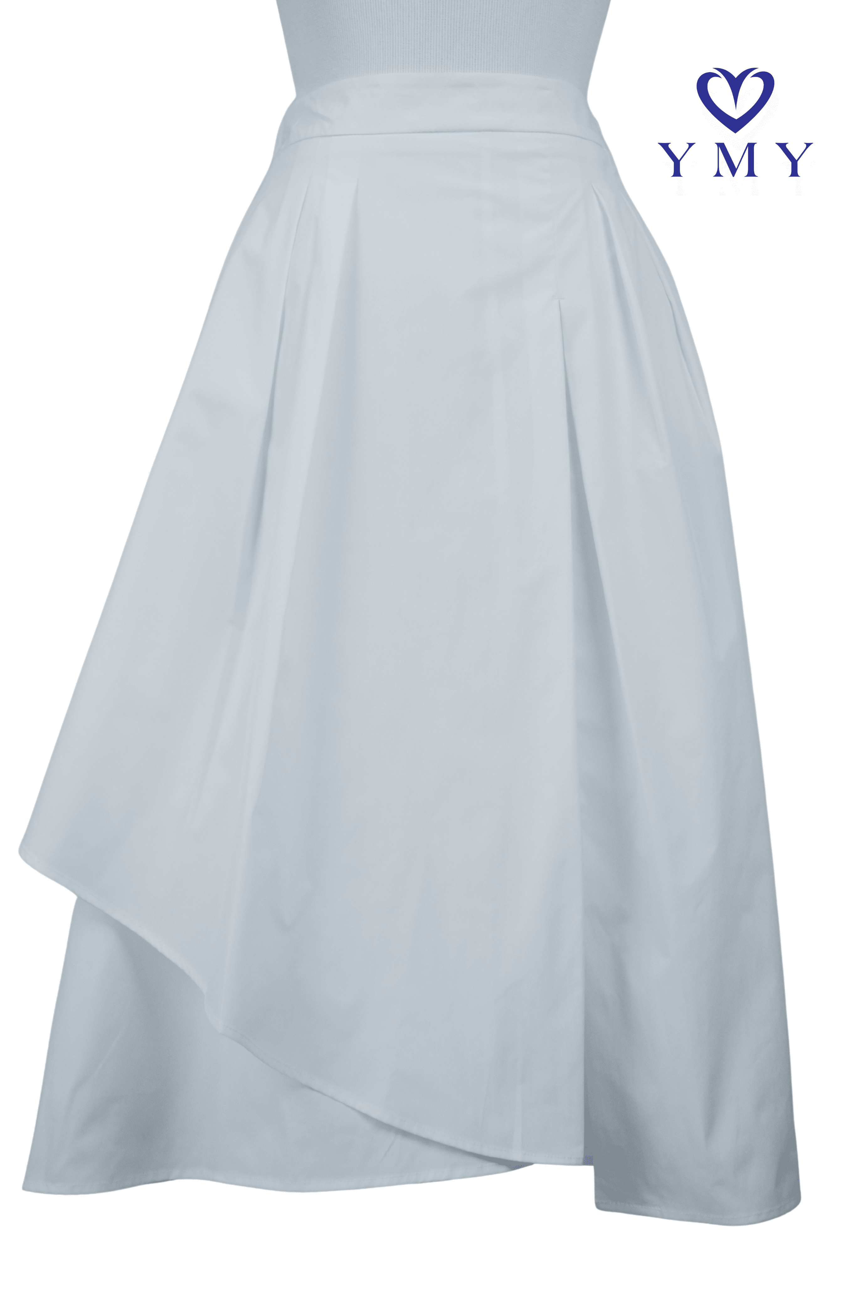 ETHEREAL SKIRT - Chân Váy Vạt Chéo Chất Liệu Polyester Nhập Khẩu Nhẹ Nhàng, Mềm Mịn Phong Cách Cá tính, Basic (Y26SK01)