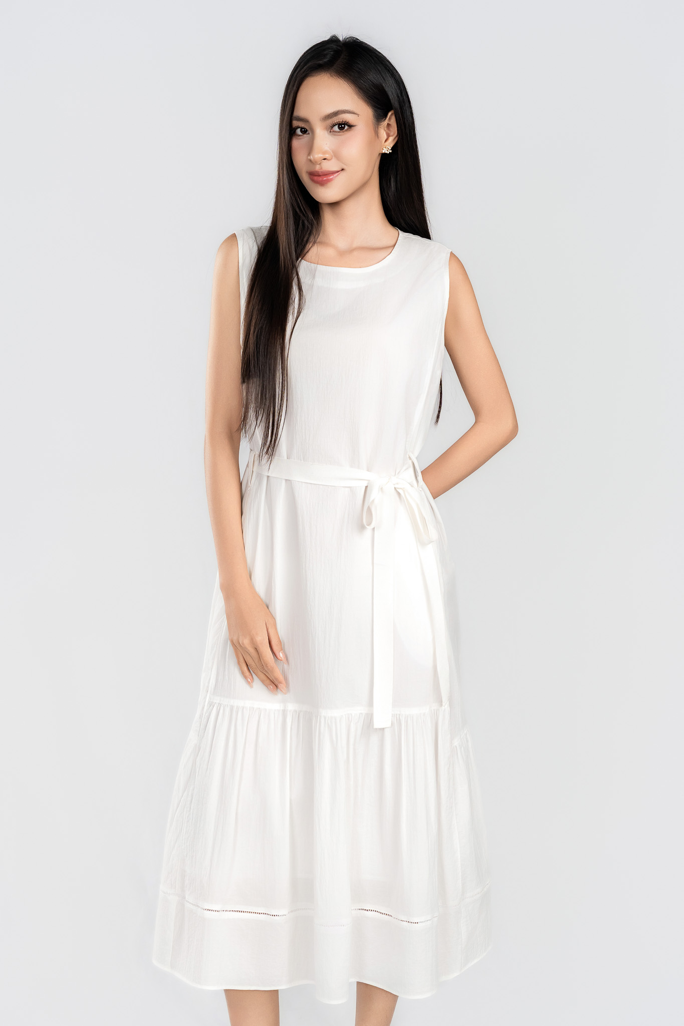ARIANE DRESS- Váy Dáng Dài YMY Chất Liệu Nylon, Spandex Phong Cách Nhẹ Nhàng, Nữ Tính