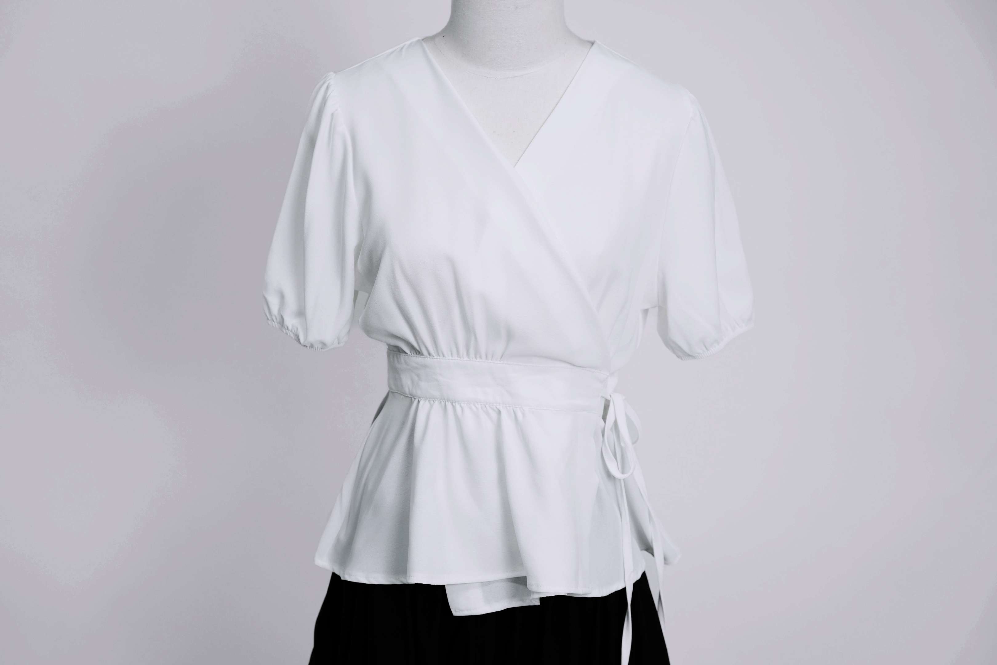 ALMA TOP - Áo Kiểu Cổ Chéo YMY Chất Liệu Nhập Khẩu Phong Cách Trẻ Trung, Thanh Lịch ( Y05BLS11)