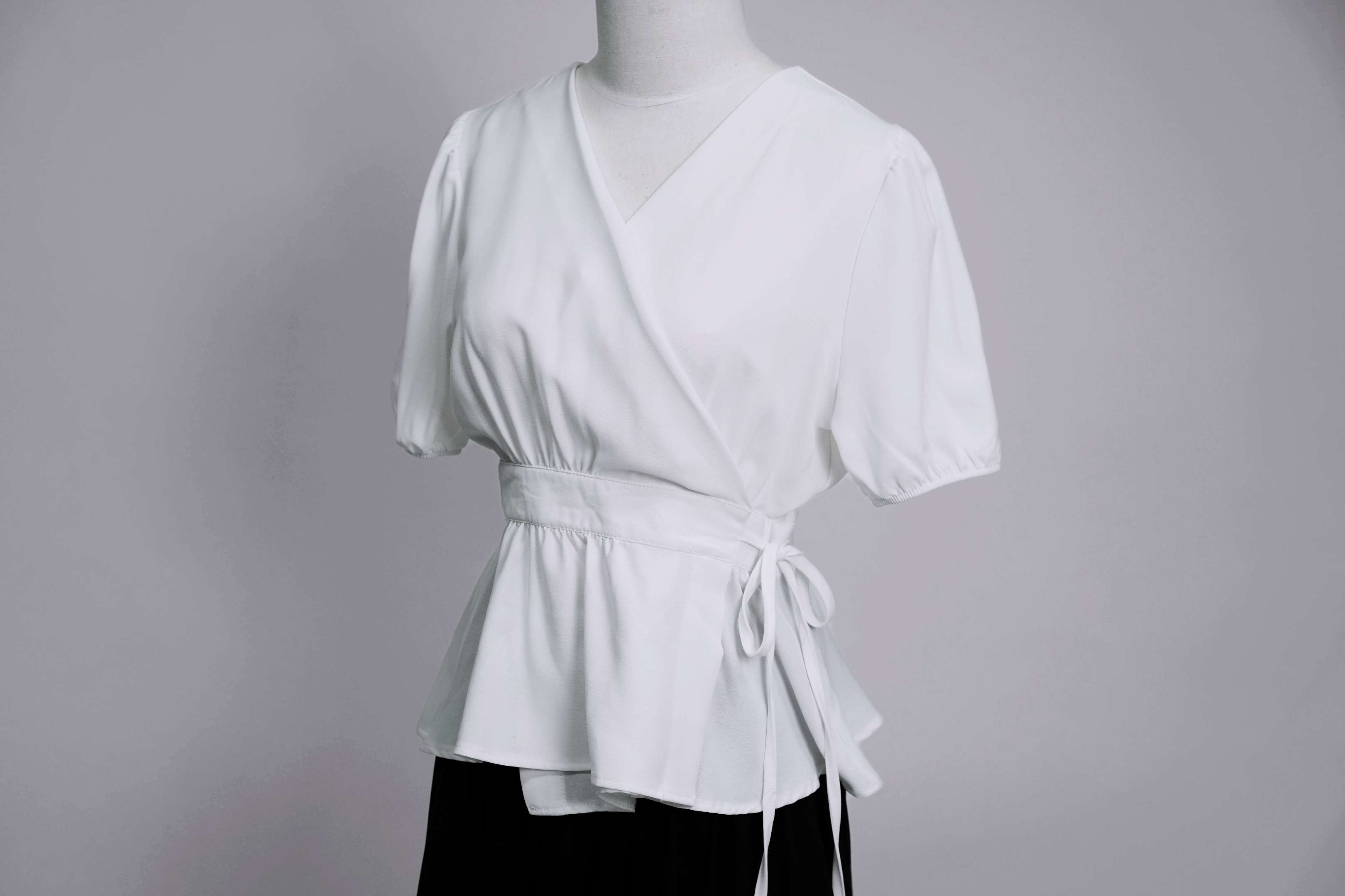 ALMA TOP - Áo Kiểu Cổ Chéo YMY Chất Liệu Nhập Khẩu Phong Cách Trẻ Trung, Thanh Lịch ( Y05BLS11)