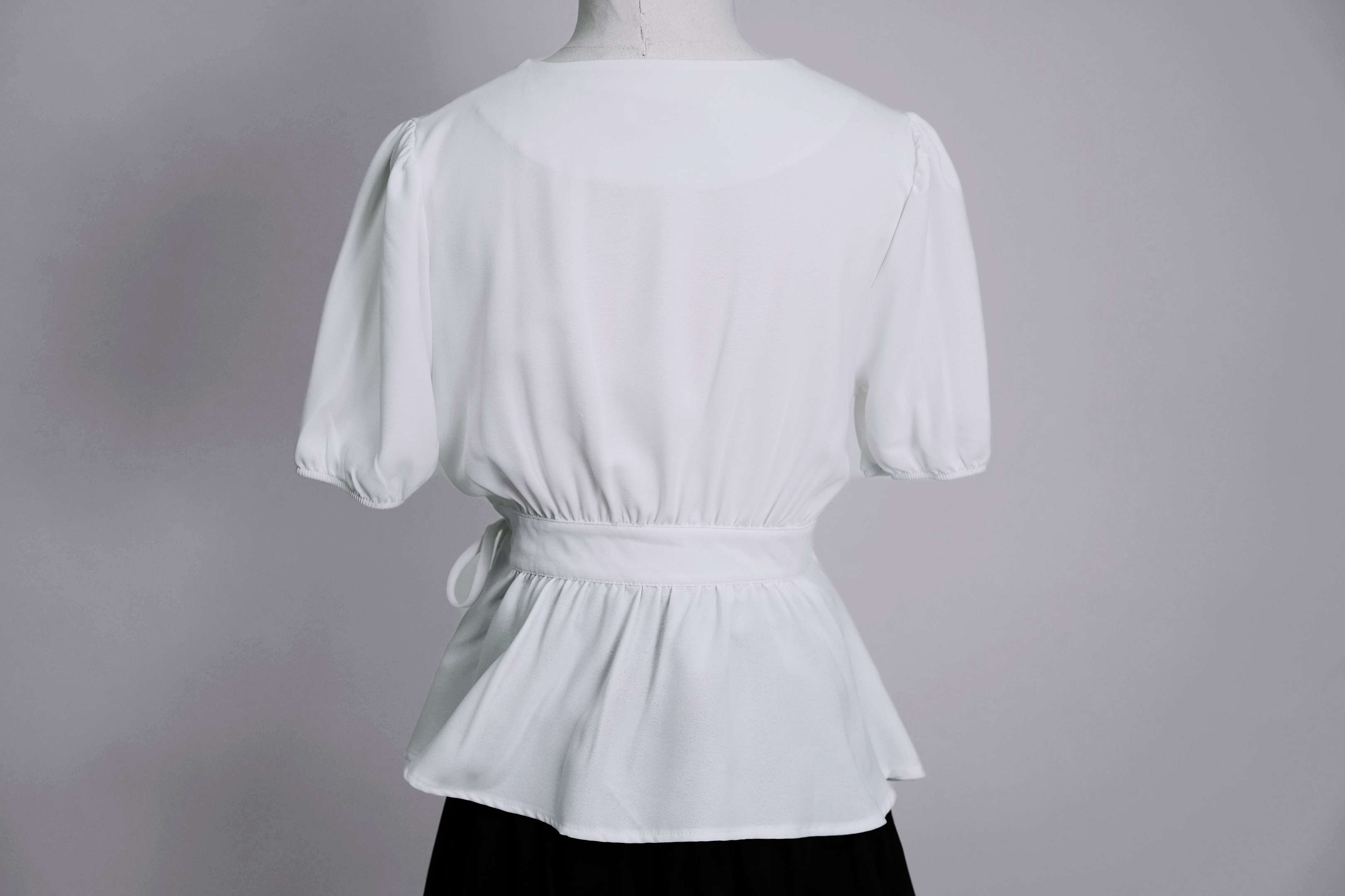 ALMA TOP - Áo Kiểu Cổ Chéo YMY Chất Liệu Nhập Khẩu Phong Cách Trẻ Trung, Thanh Lịch ( Y05BLS11)