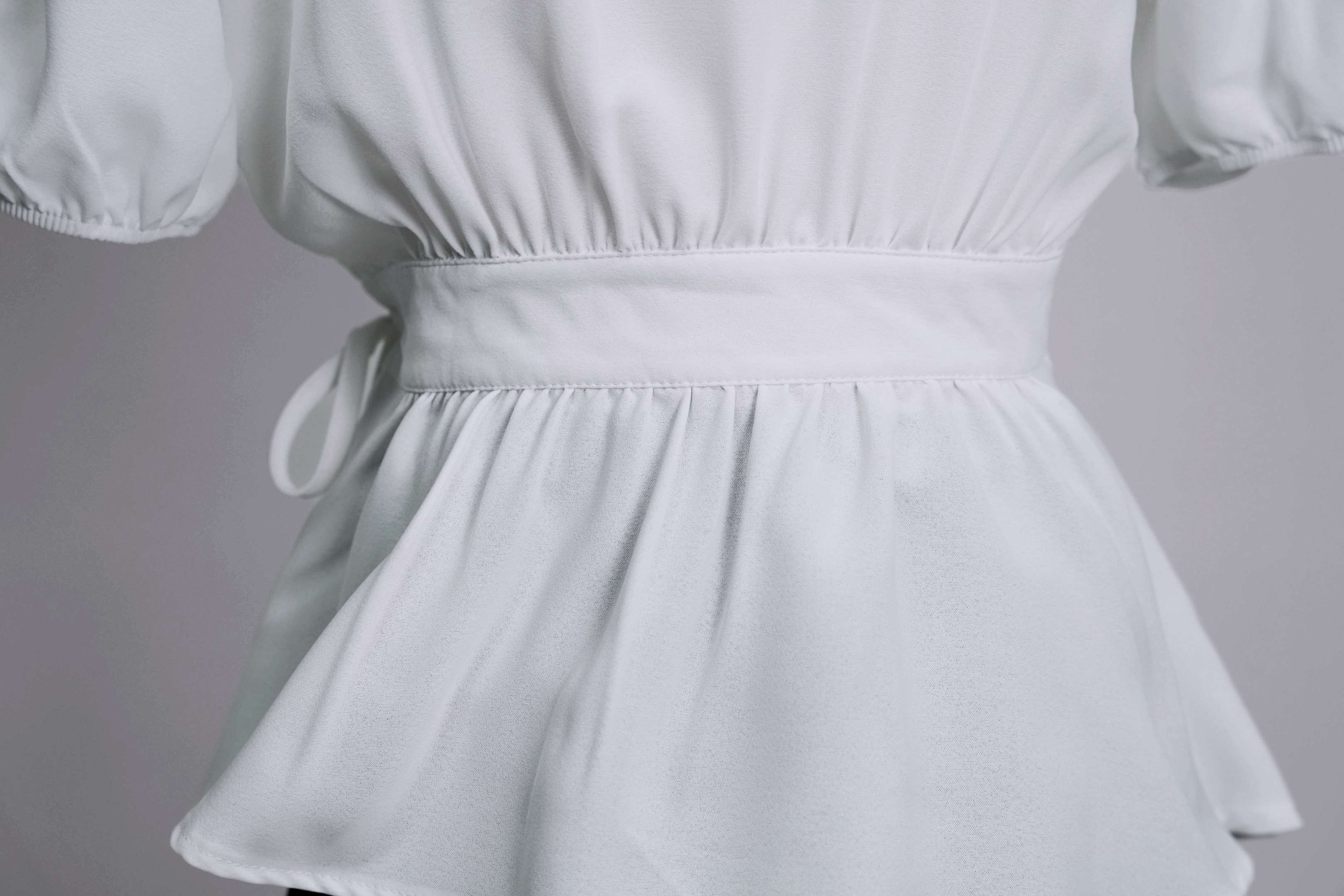 ALMA TOP - Áo Kiểu Cổ Chéo YMY Chất Liệu Nhập Khẩu Phong Cách Trẻ Trung, Thanh Lịch ( Y05BLS11)