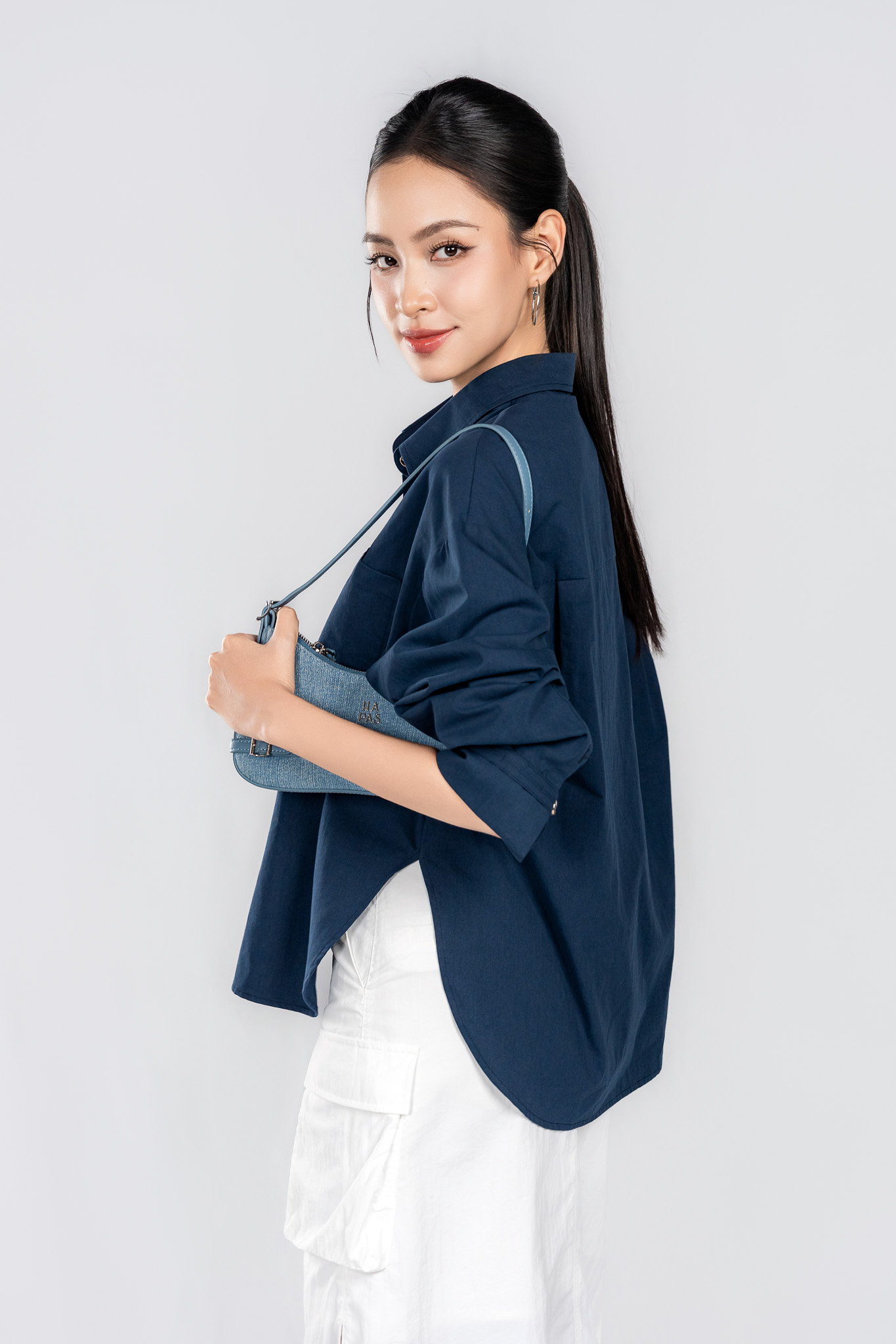 MOREA SHIRT- Áo Sơ Mi YMY Chất Liệu Cotton Phong Cách Hiện Đại, Basic (Y06BLS10)