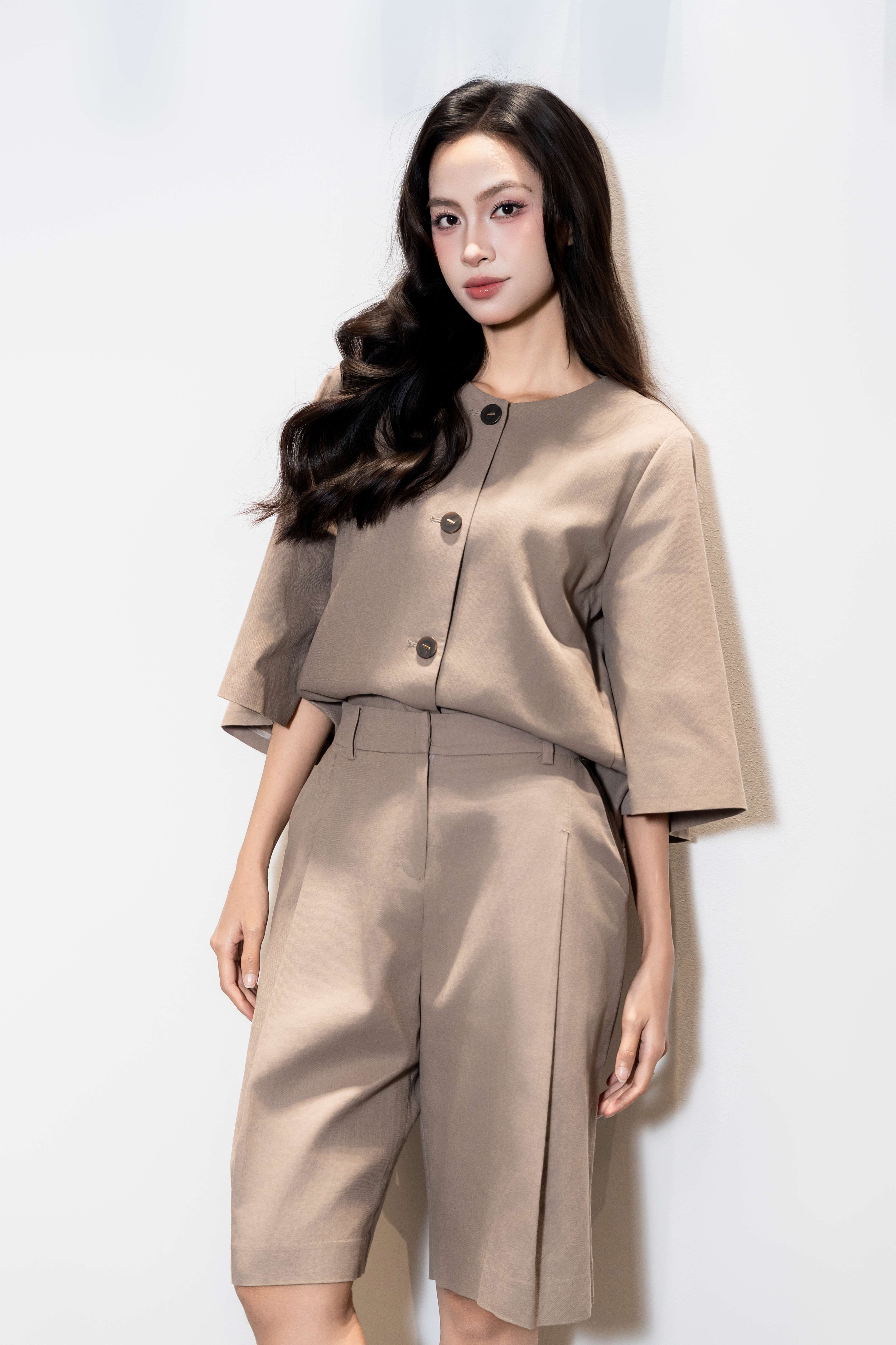 SILVA PANTS - Quần Short YMY Chất Liệu Đũi Thoáng Mát Nhập Khẩu Phong Cách Thanh Lịch (Y25FWPT03)