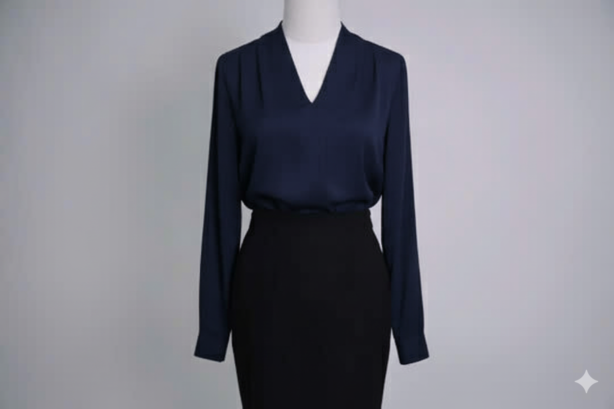 ELIZA TOP - Áo Sơ Mi Lụa Chất Liệu Nhập Khẩu Phong Cách Công Sở, Thanh Lịch (Y05BLS10)