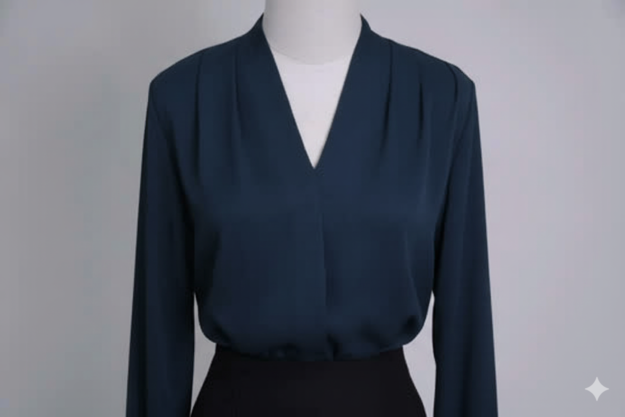 ELIZA TOP - Áo Sơ Mi Lụa Chất Liệu Nhập Khẩu Phong Cách Công Sở, Thanh Lịch (Y05BLS10)
