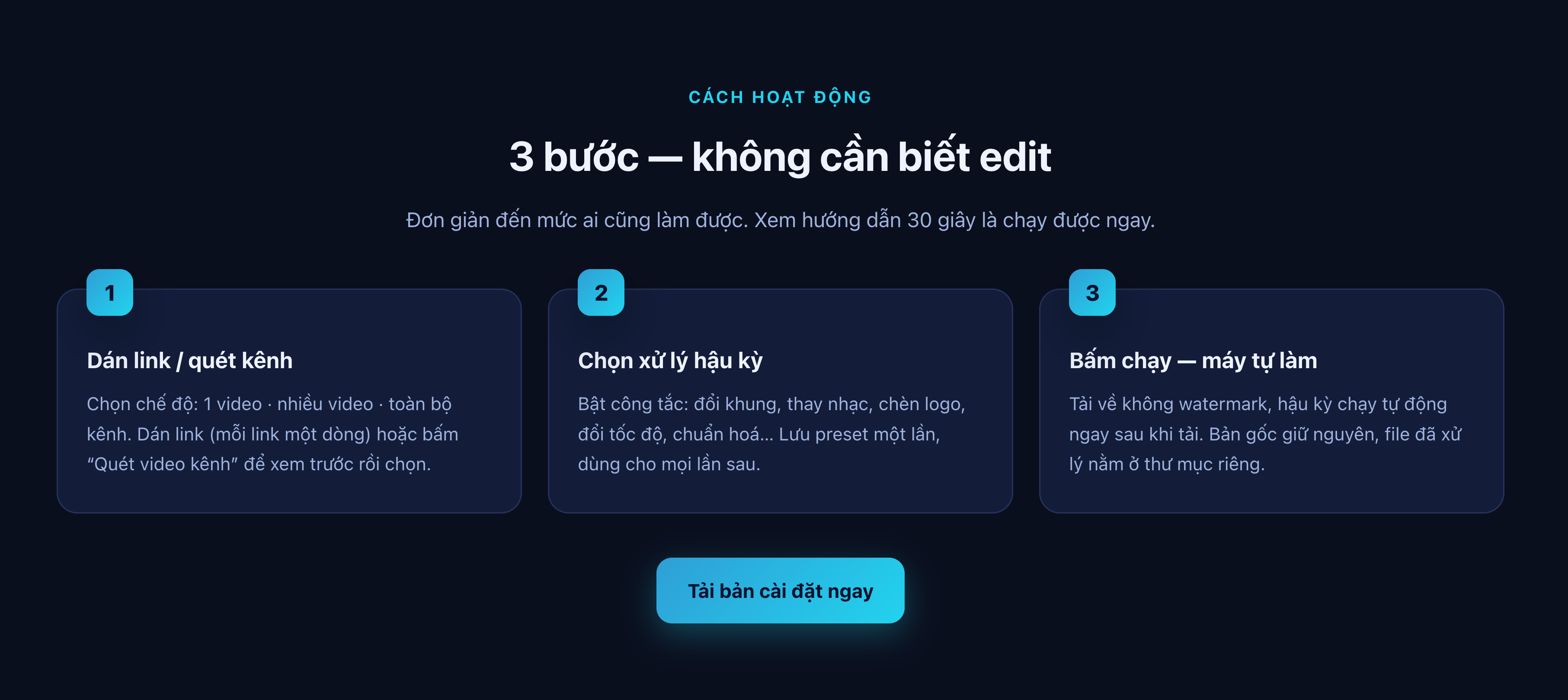 SnapFast — Tải video KHÔNG logo, đa nền tảng (TikTok · Douyin · YouTube · Facebook · Instagram)