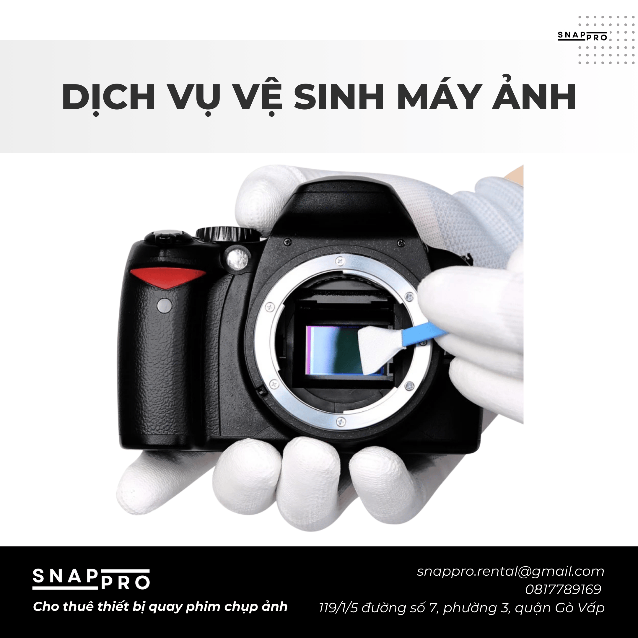 Dịch Vụ Vệ Sinh Máy Ảnh - Lens