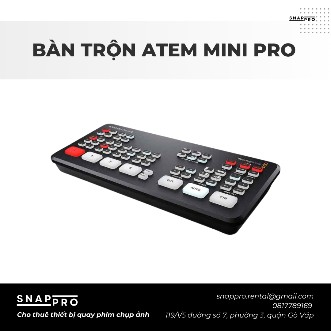 BÀN TRỘN ATEM MINI PRO ISO 4CAM