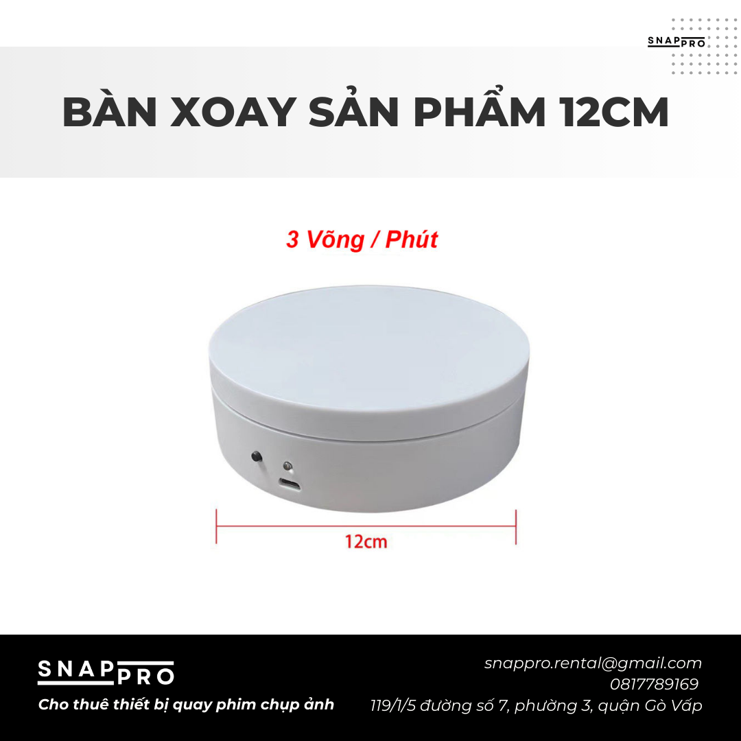 Bàn Xoay Sản Phẩm 12cm