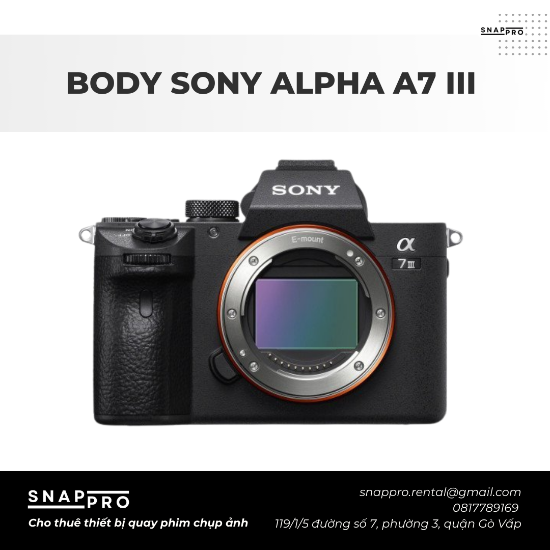 MÁY ẢNH SONY A7 III