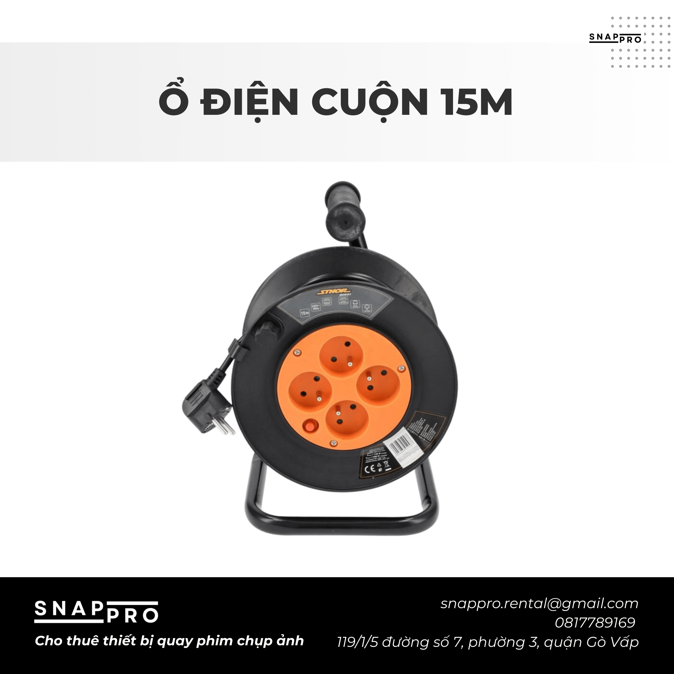 Ổ điện cuộn 15m