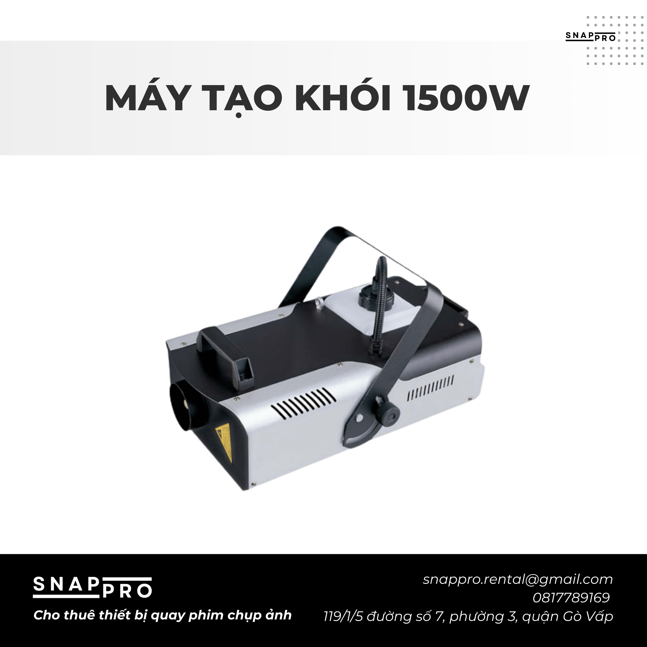 Máy tạo khói 1500w