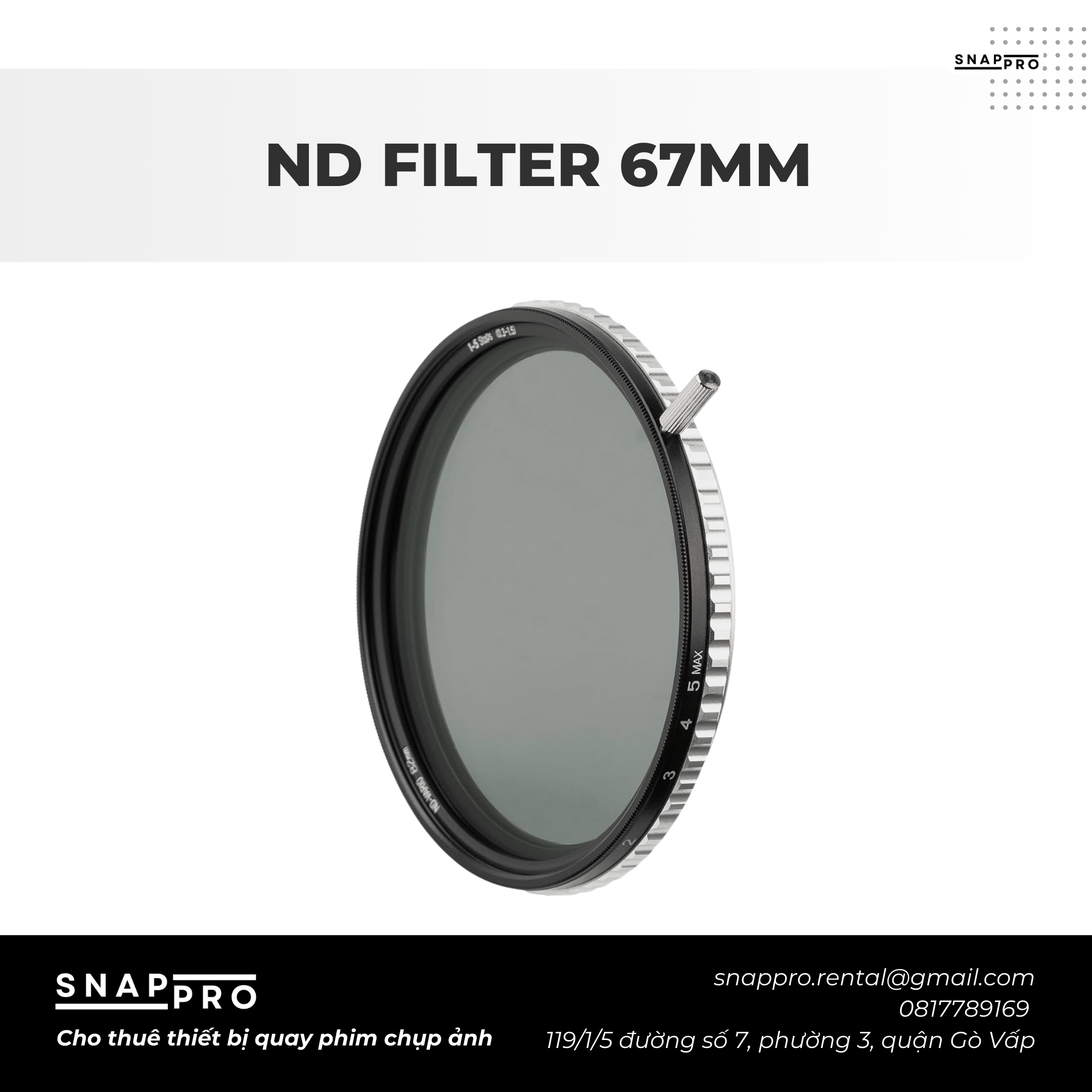 VND Filter 67mm