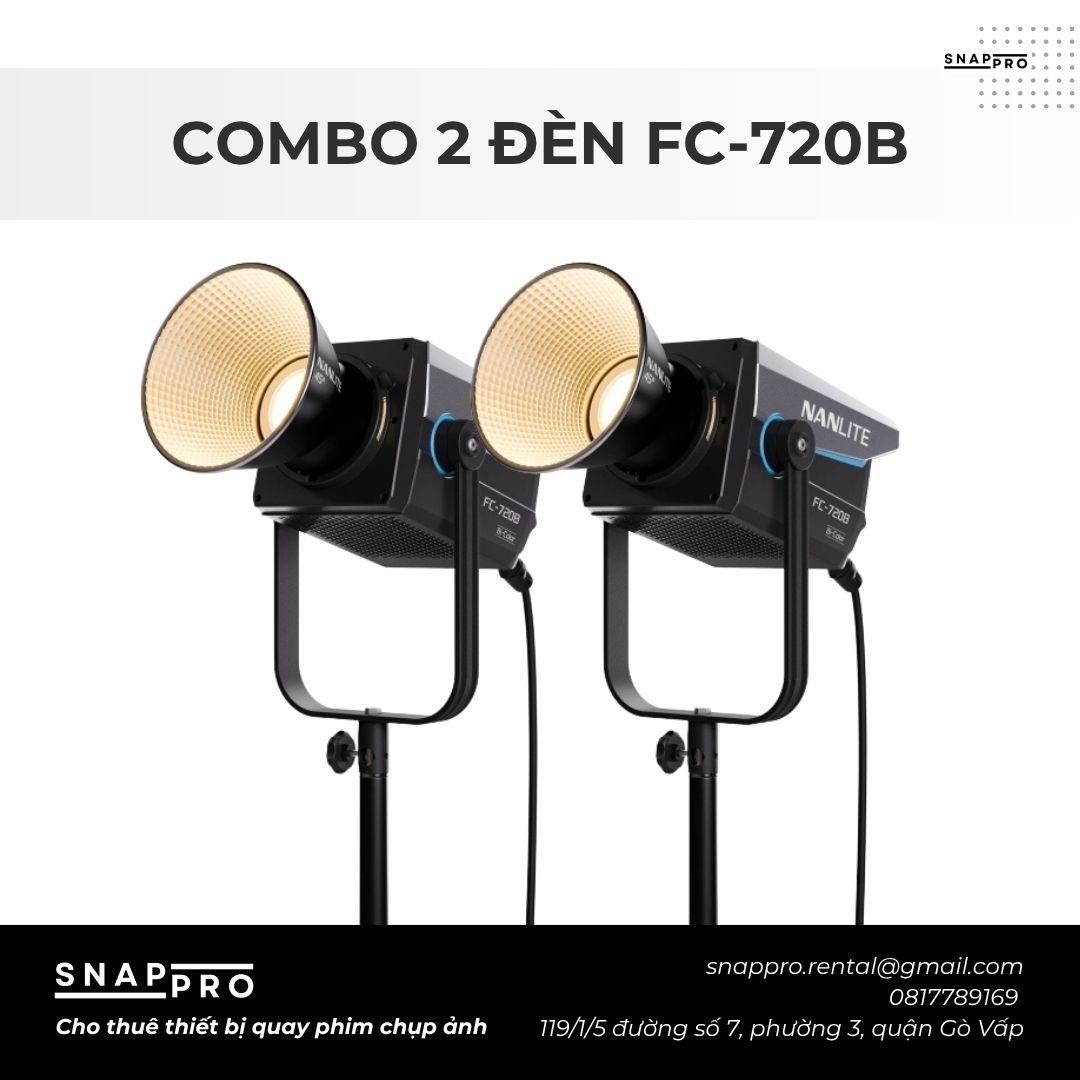 COMBO 2 ĐÈN NANLITE FC-720B