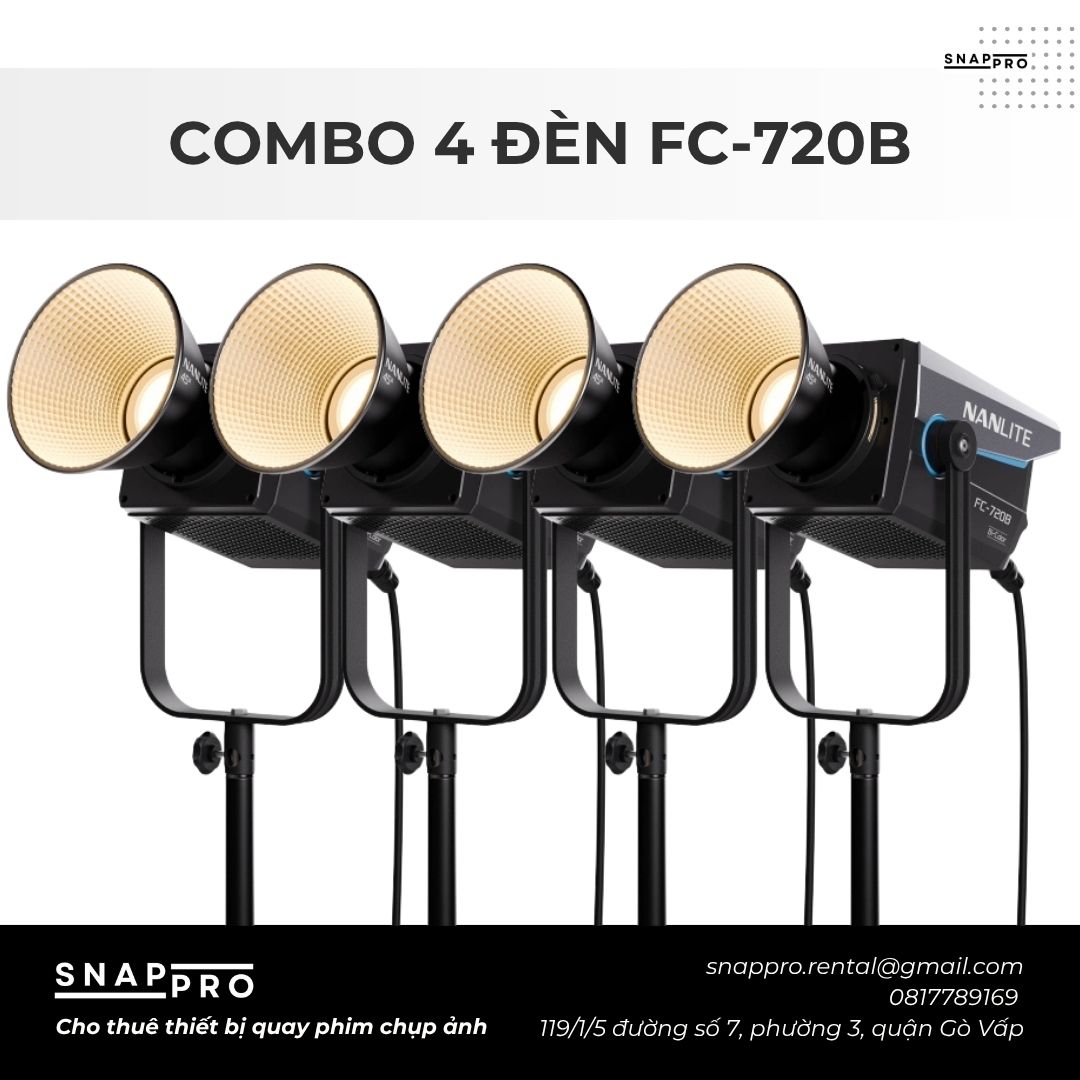 Combo 4 Đèn NANLITE FC-720B